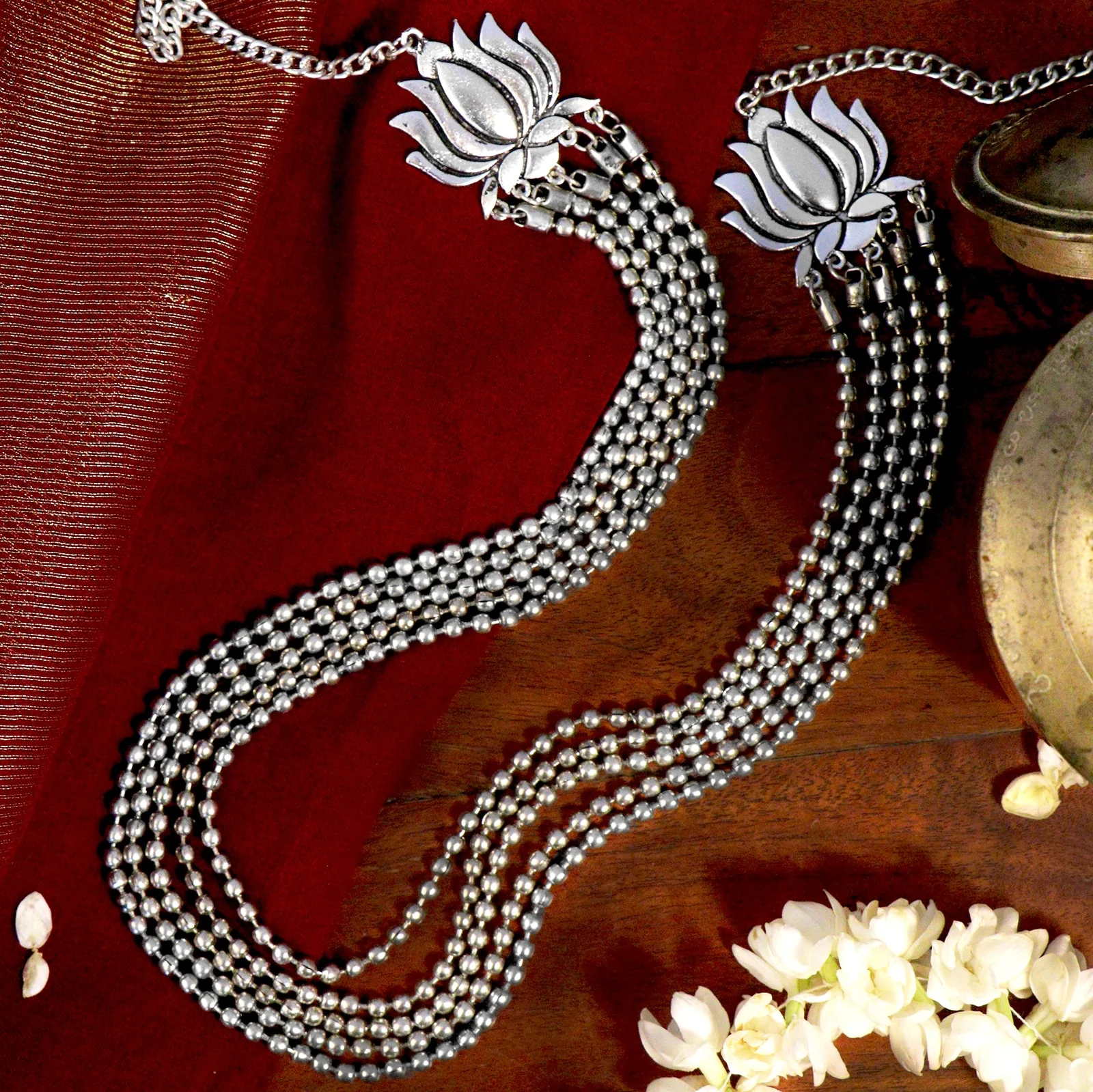 Bodi Silver Oxidized Necklace - Image 2