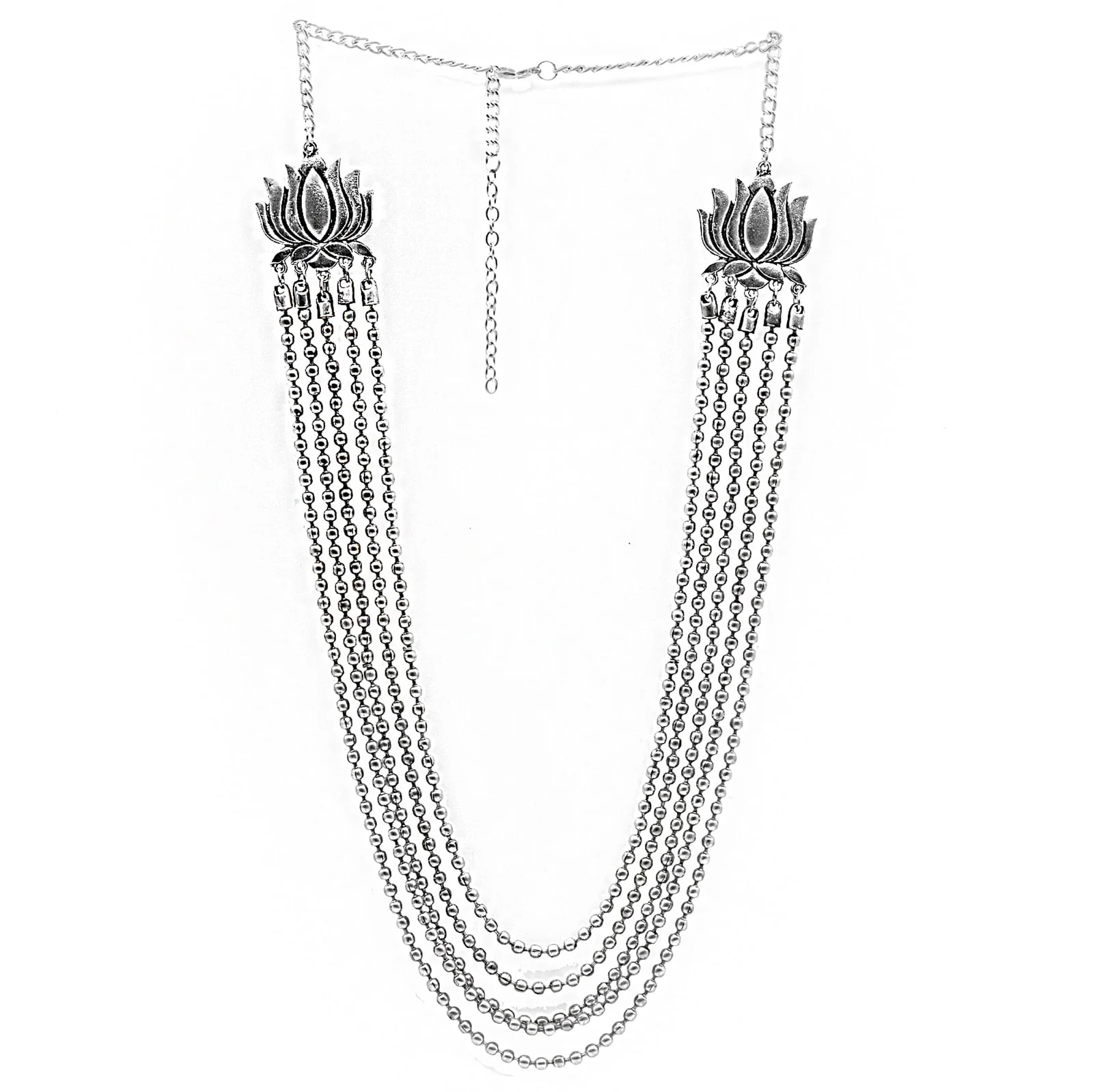 Bodi Silver Oxidized Necklace - Image 3