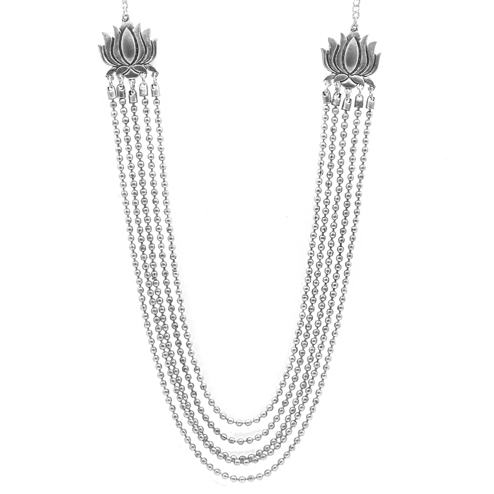 Bodi Silver Oxidized Necklace - Image 4
