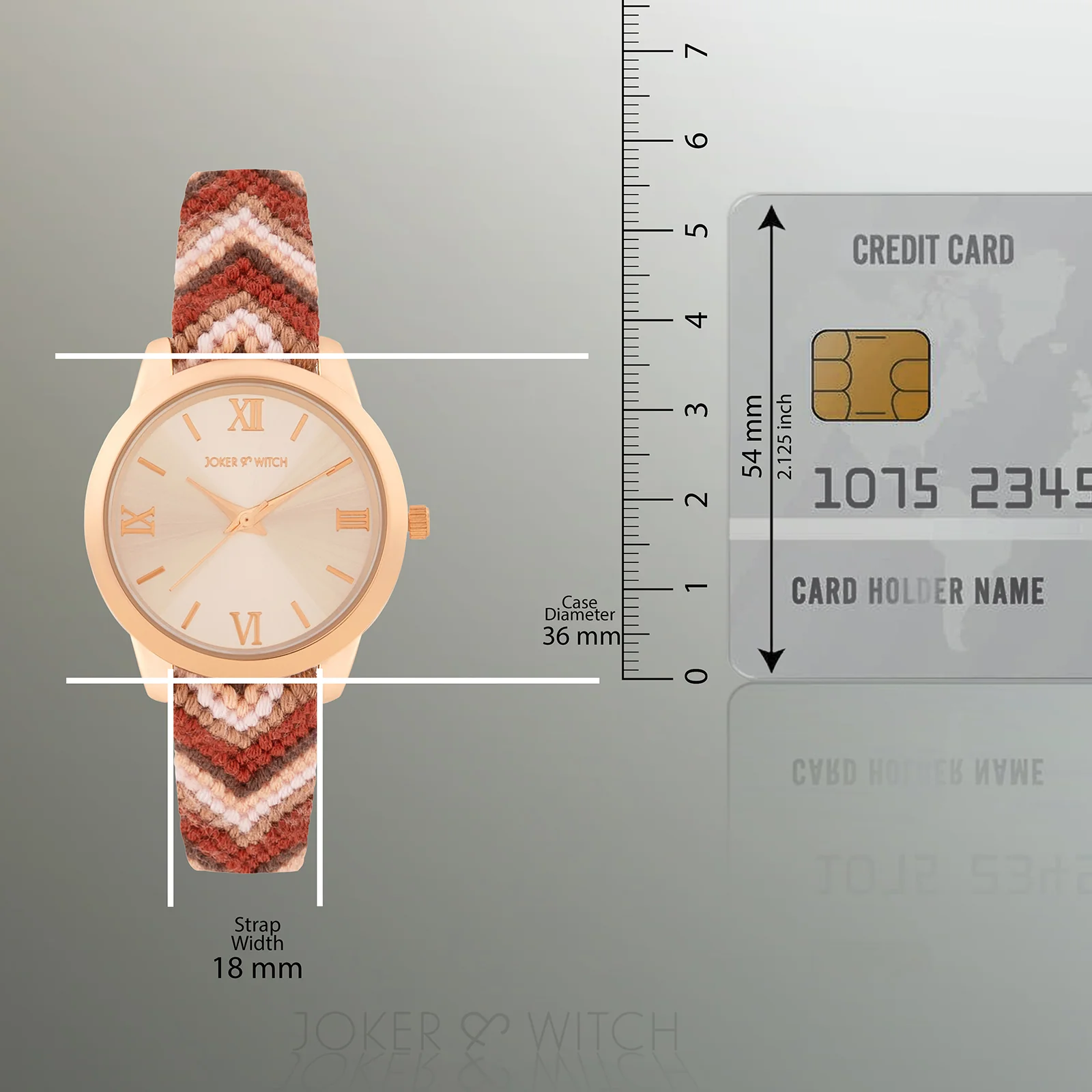 Boho Breeze Rose Gold Medium Dial Mauve Macrame Strap Women's Watch - Image 8