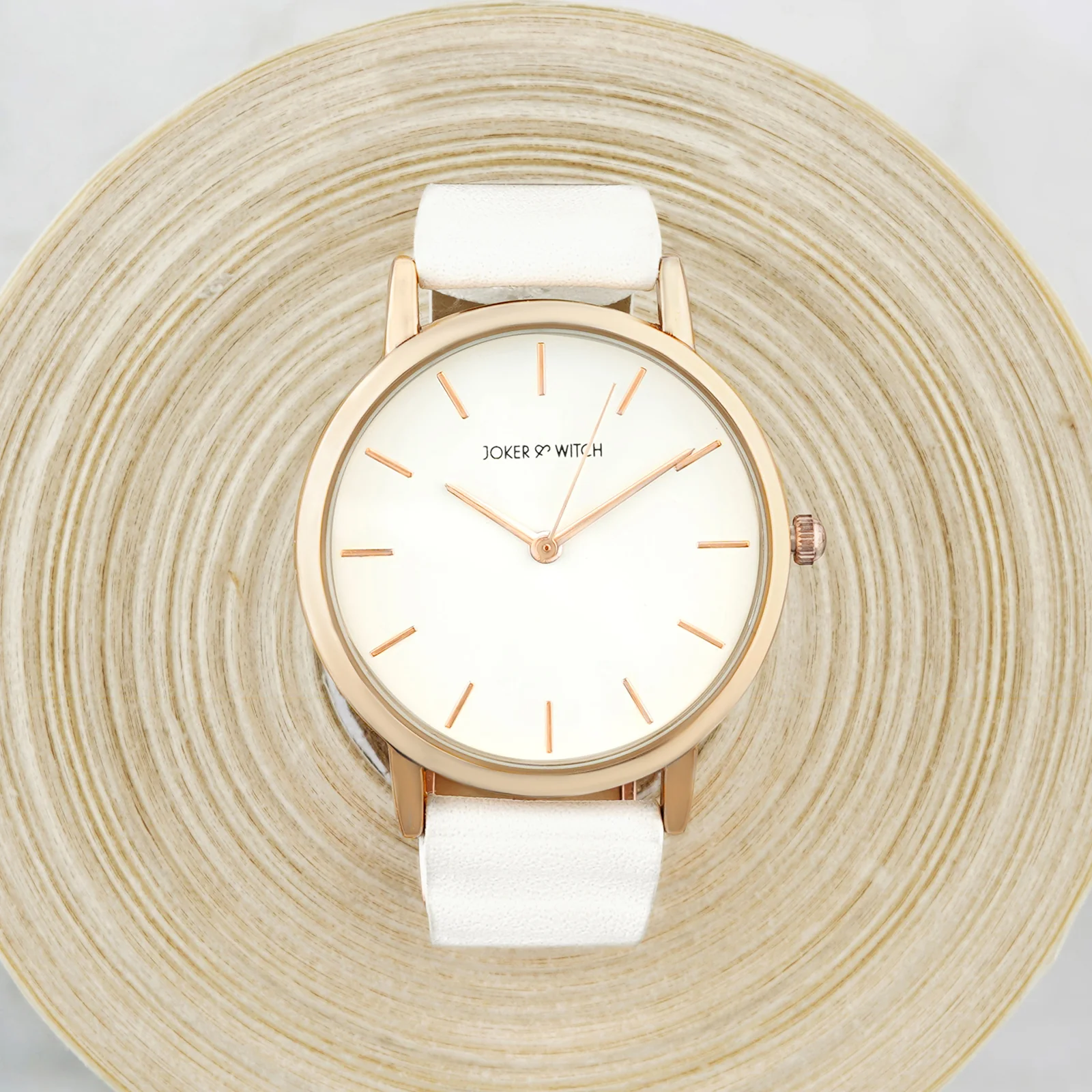Boston White Medium Dial PU Strap Women's Watch - Image 2
