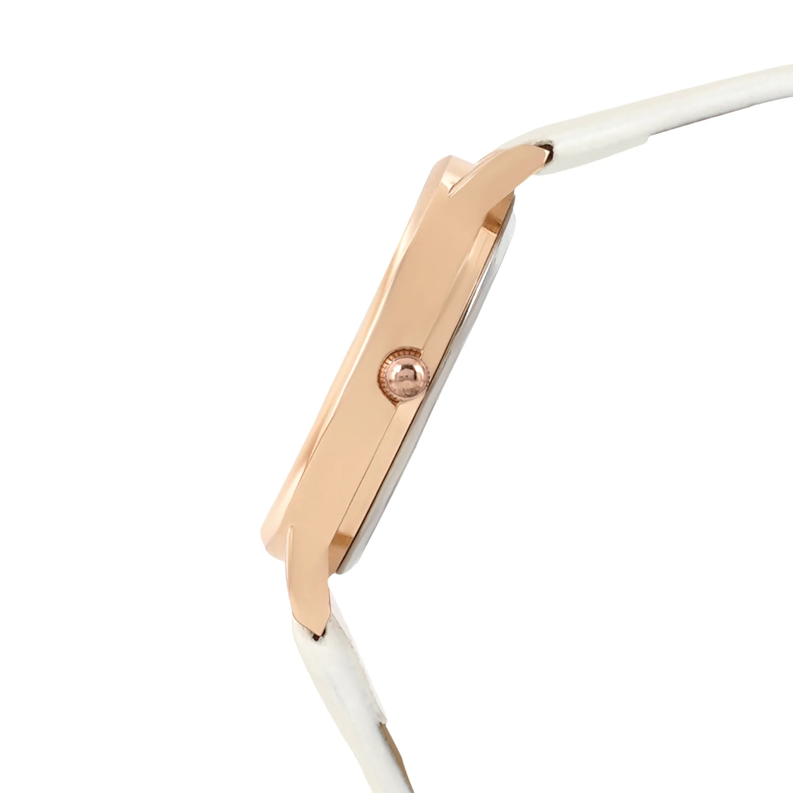 Boston White Medium Dial PU Strap Women's Watch - Image 5