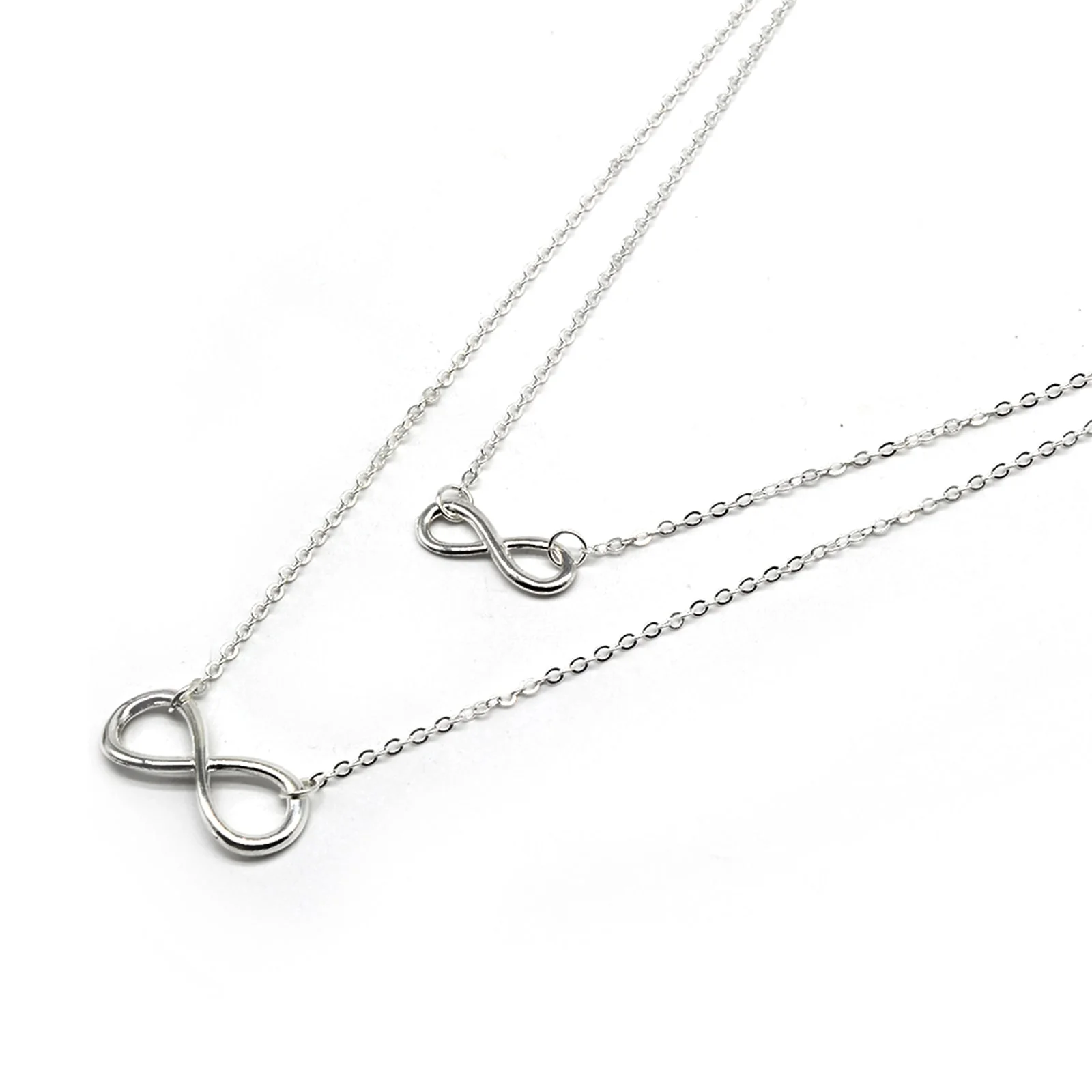 Boston Layered Silver Necklace - Image 3