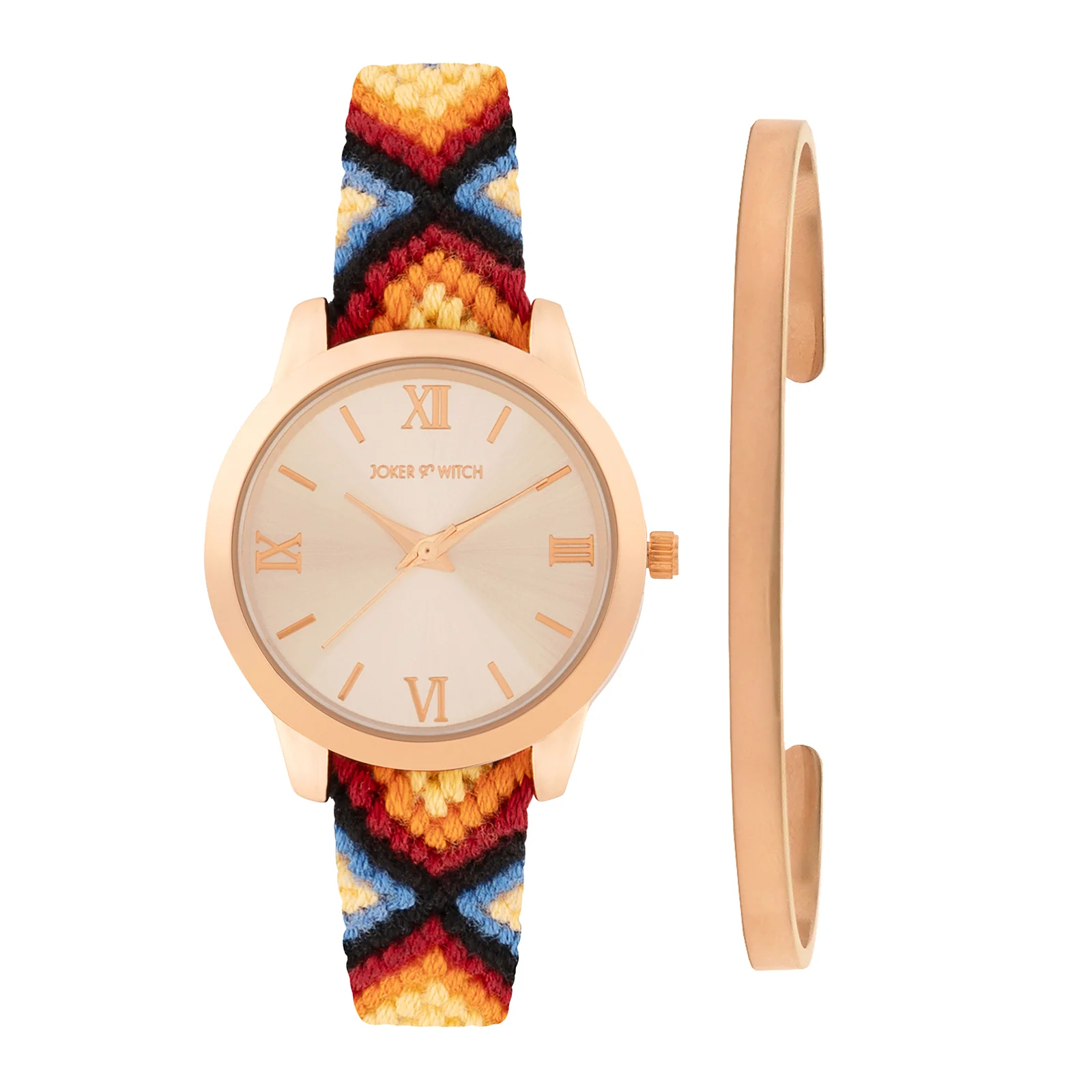 Braided Calm Watch Bracelet Stack - Image 2