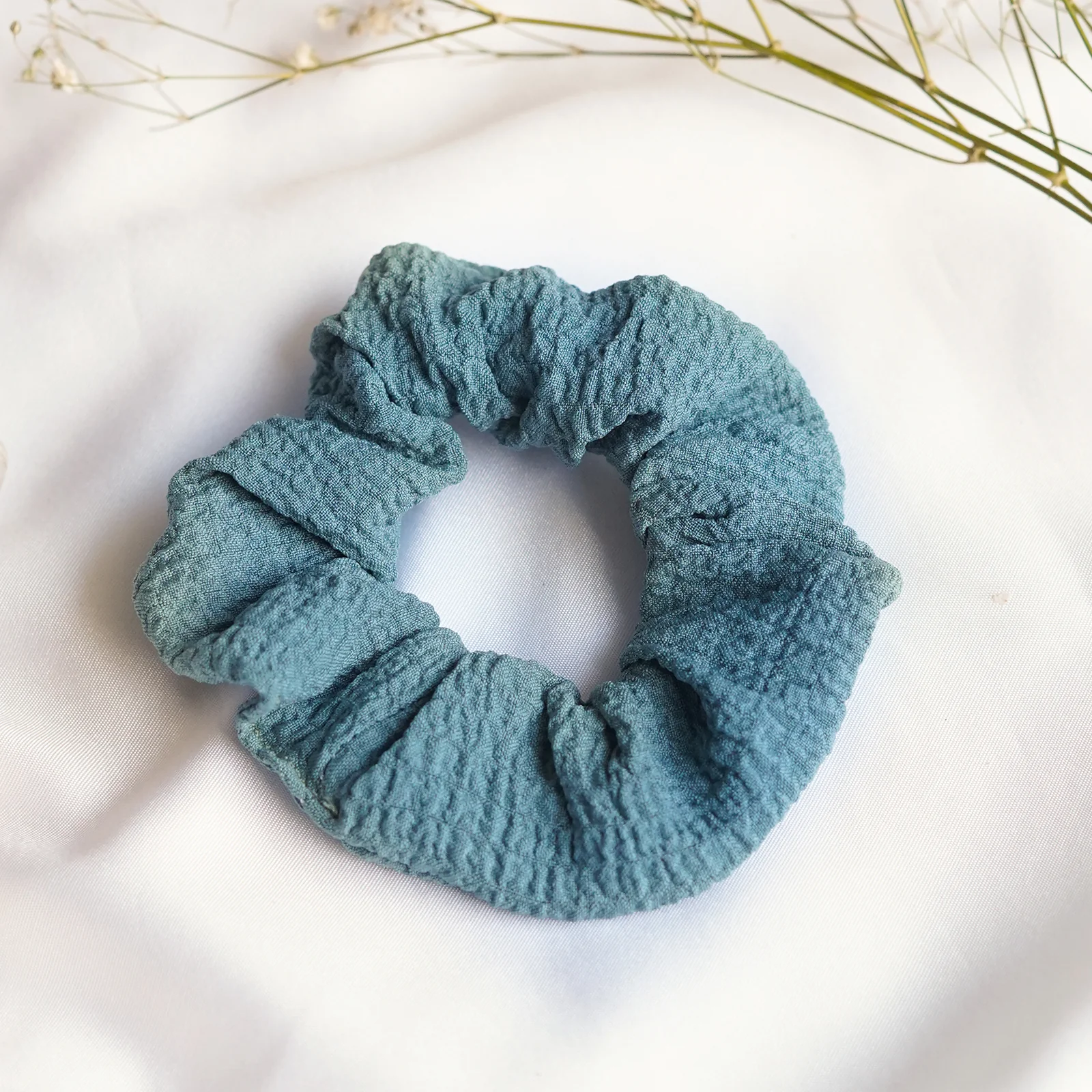 Brair Teal Scrunchie - Image 2