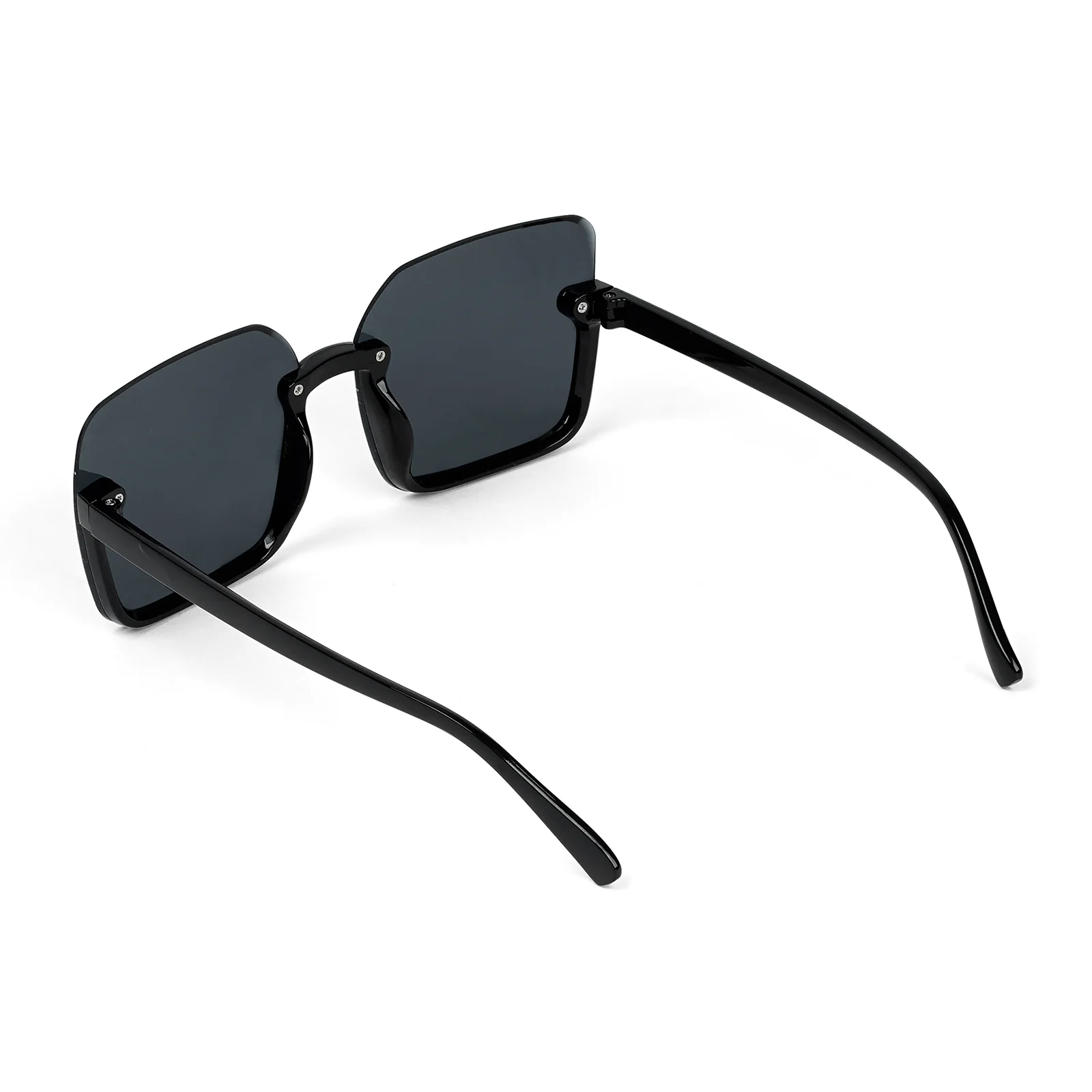 Breckie Rimless Black  Sunglasses - Image 6