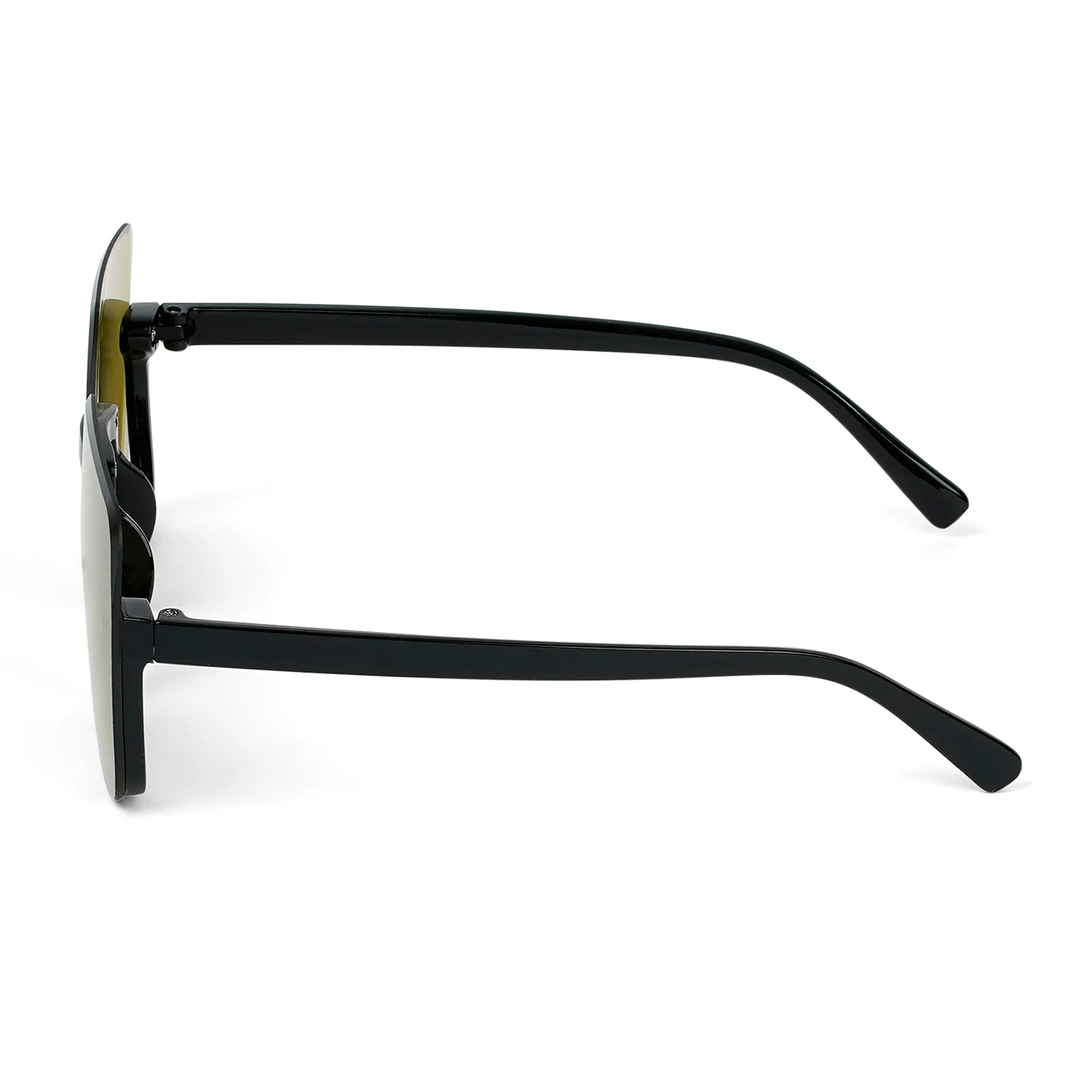 Breckie Rimless Green & Black Sunglasses - Image 5