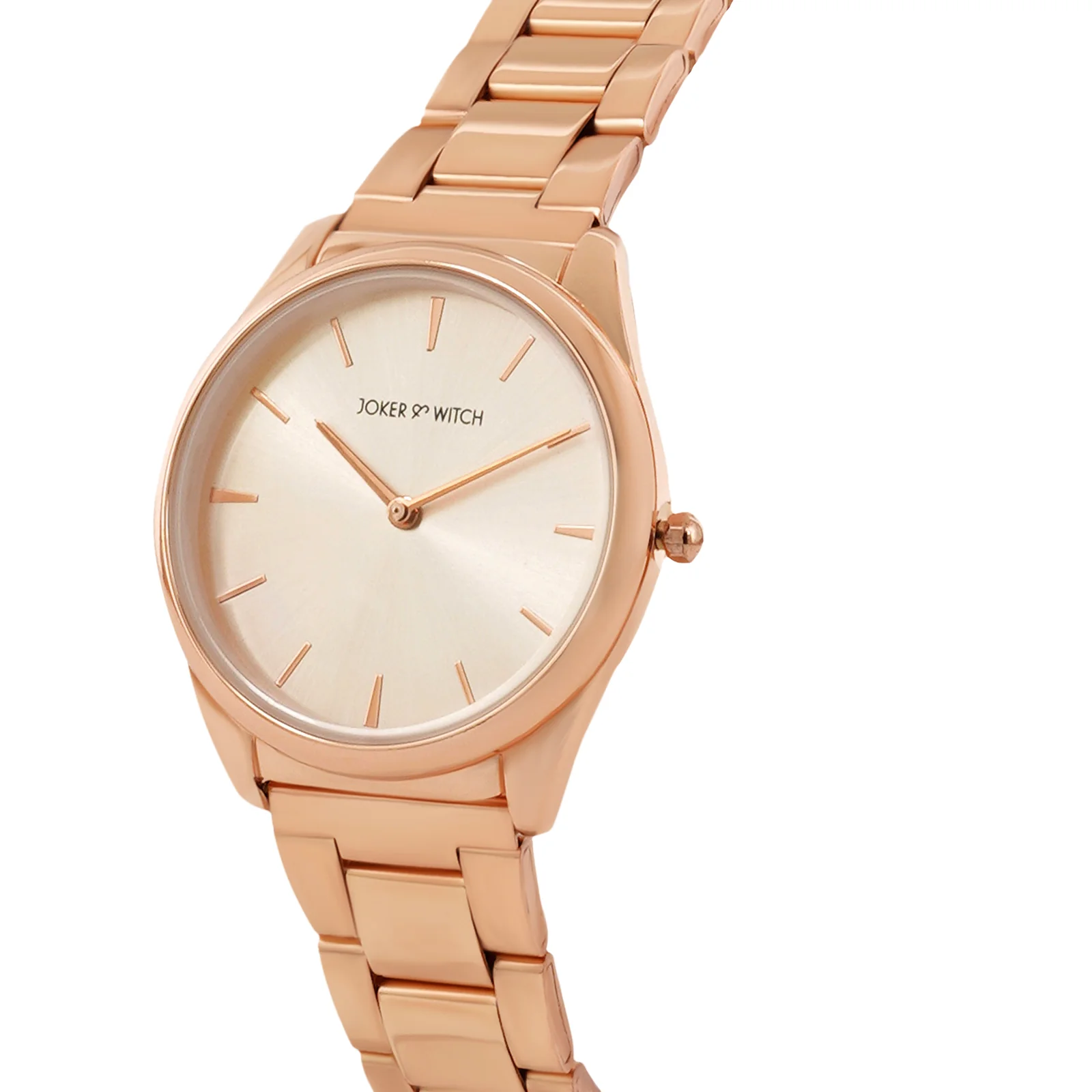 Brooklyn Rose Gold Medium Dial Linked Chain Strap Women's Watch - Image 4