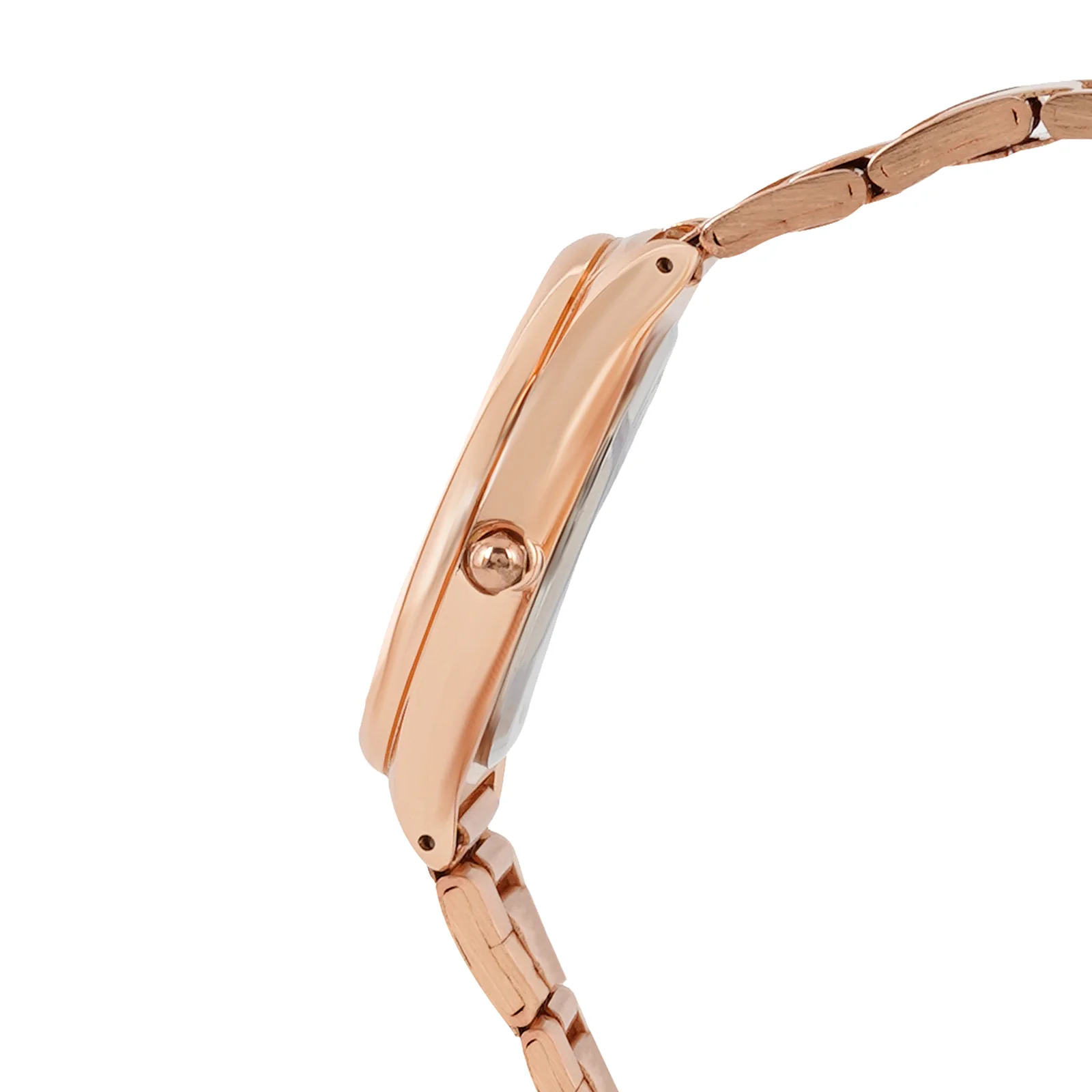 Brooklyn Rose Gold Medium Dial Linked Chain Strap Women's Watch - Image 5