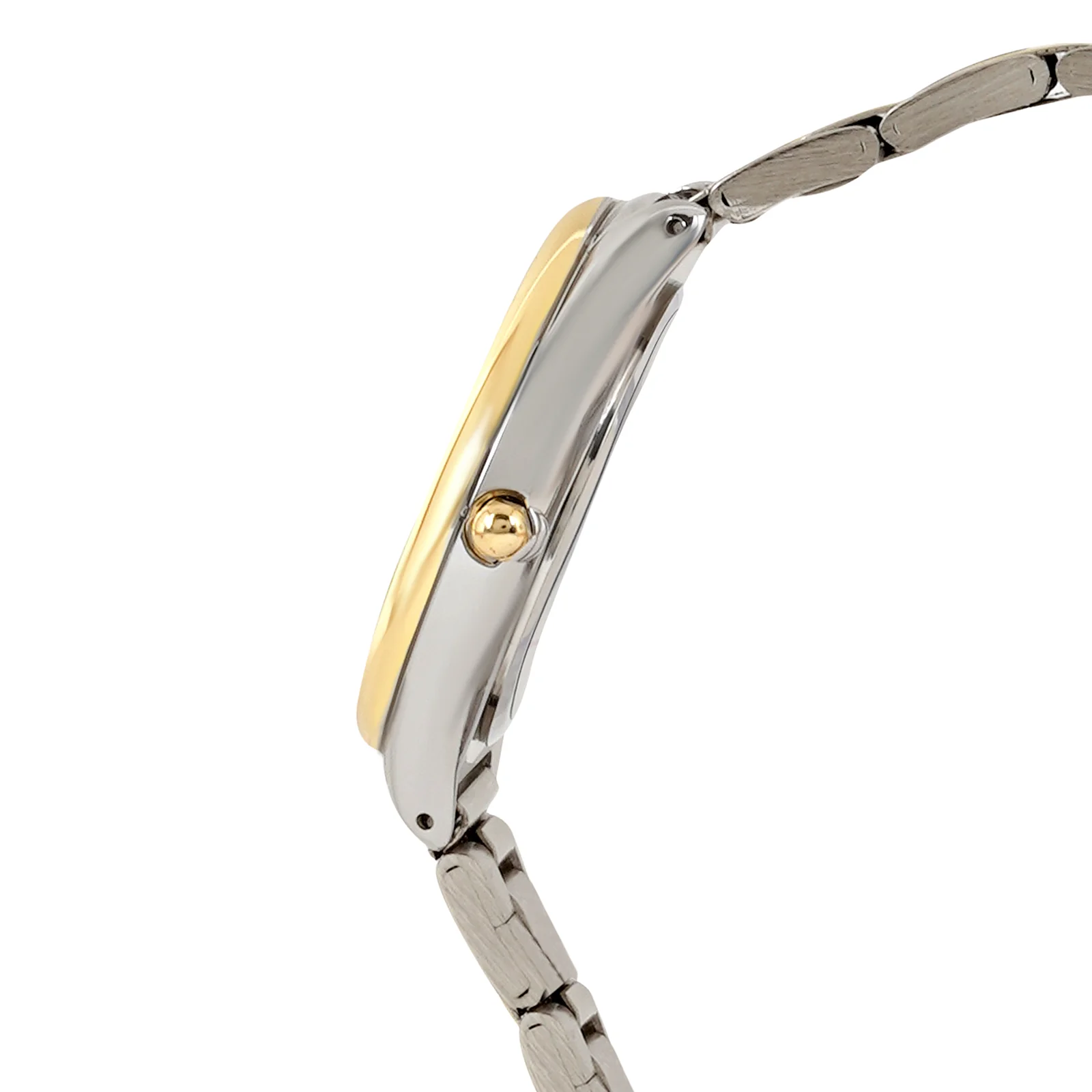 Brooklyn Gold Medium Dial Dual Tone Linked Chain Strap Women's Watch - Image 5
