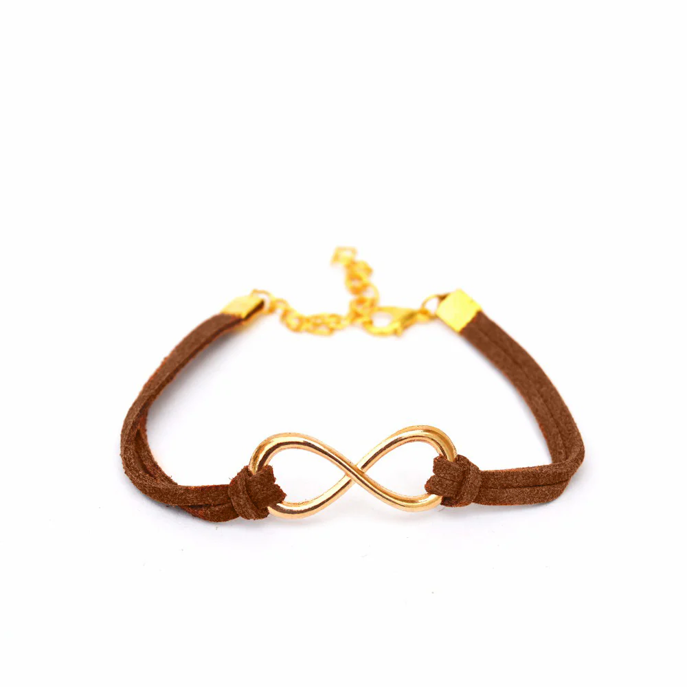Brown Infinity Bracelet - Image 2