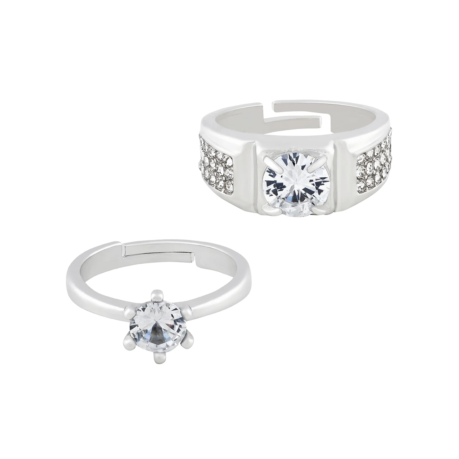 Bruce & Selina Diamond Couple Rings1⁰ - Image 3