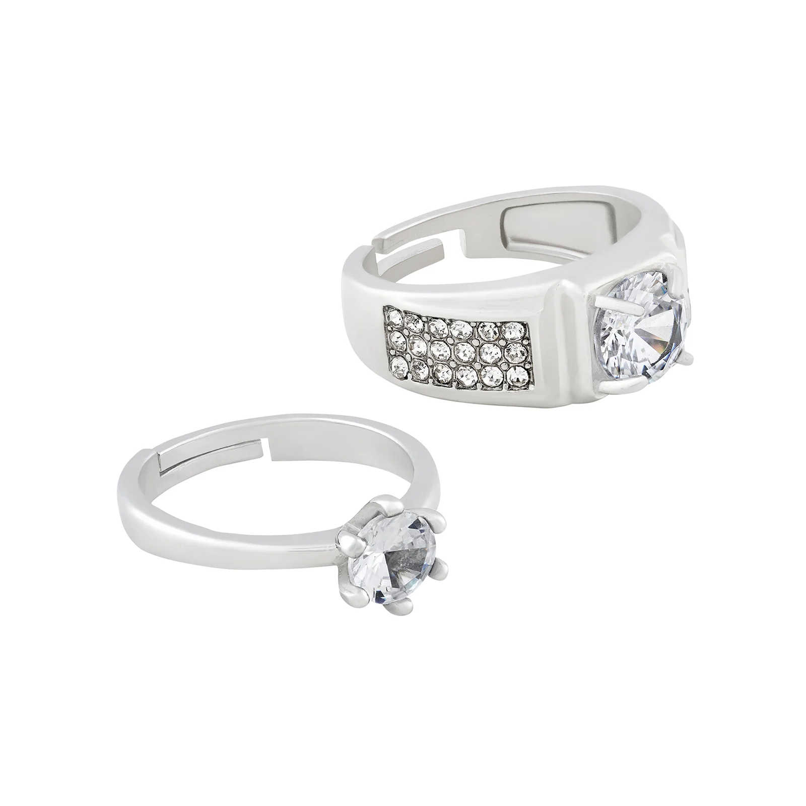 Bruce & Selina Diamond Couple Rings1⁰ - Image 4