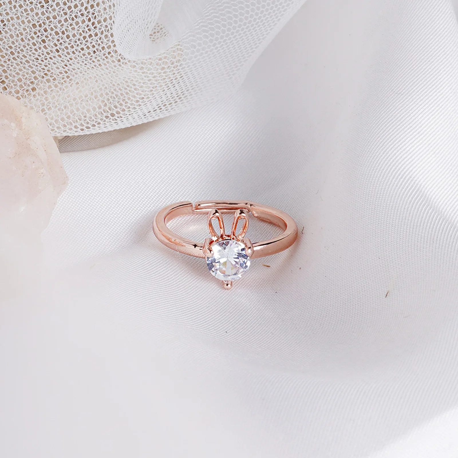 Bunny Hop Rose Gold Ring - Image 2