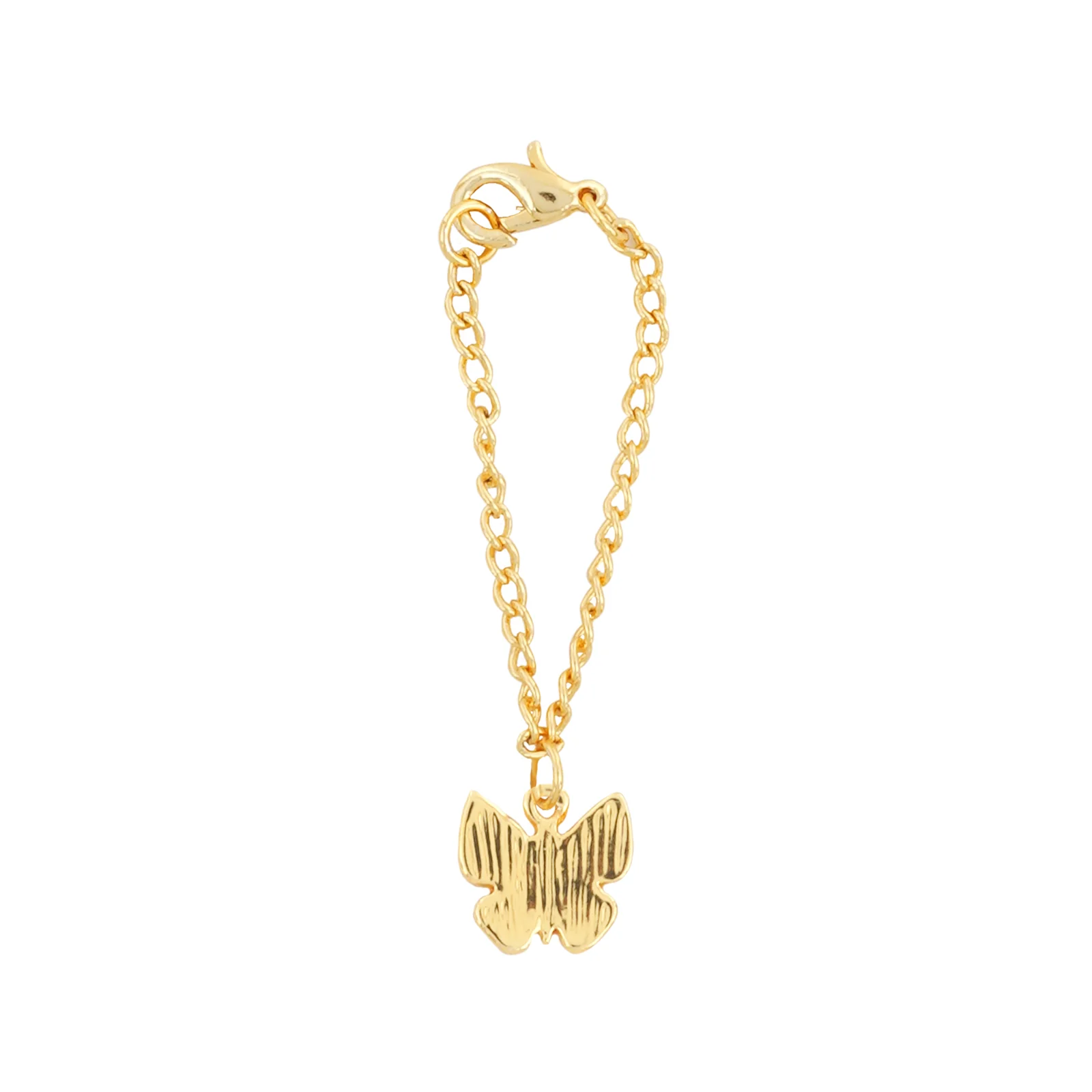 Butterfly Rhinestone Gold Watch Charm - Image 5