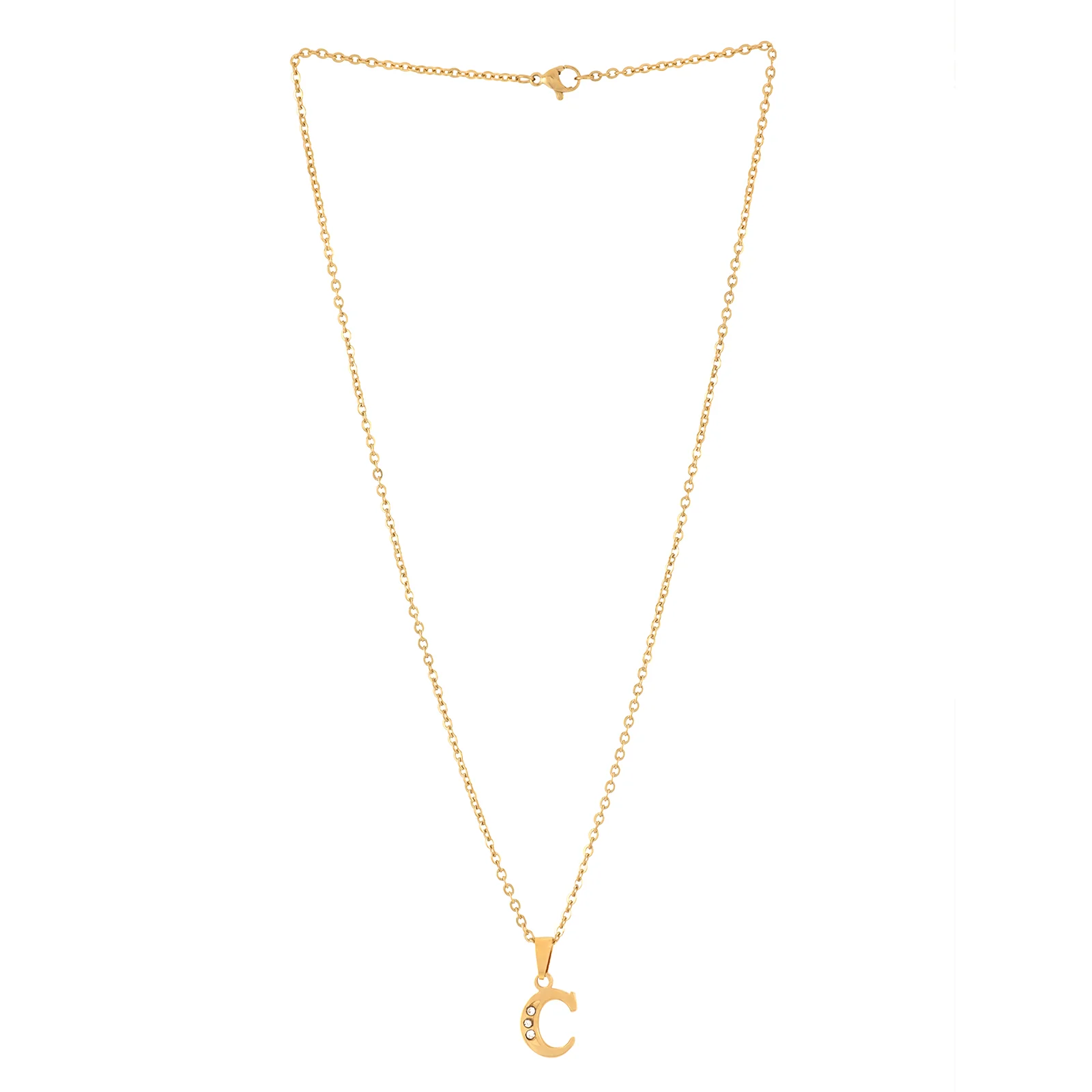 Bewitched C Initial Pendant Necklace - Image 3