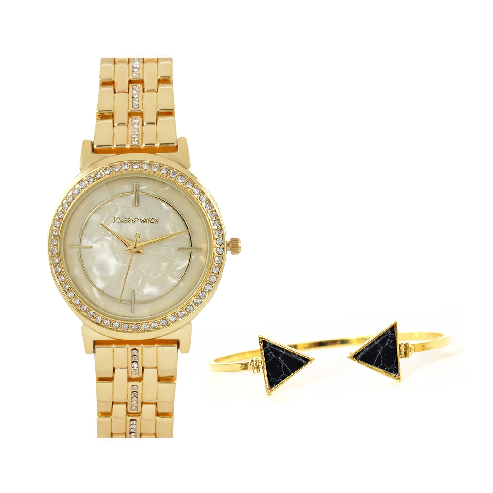 Caddie Gold Watch Bracelet Stack - Image 5