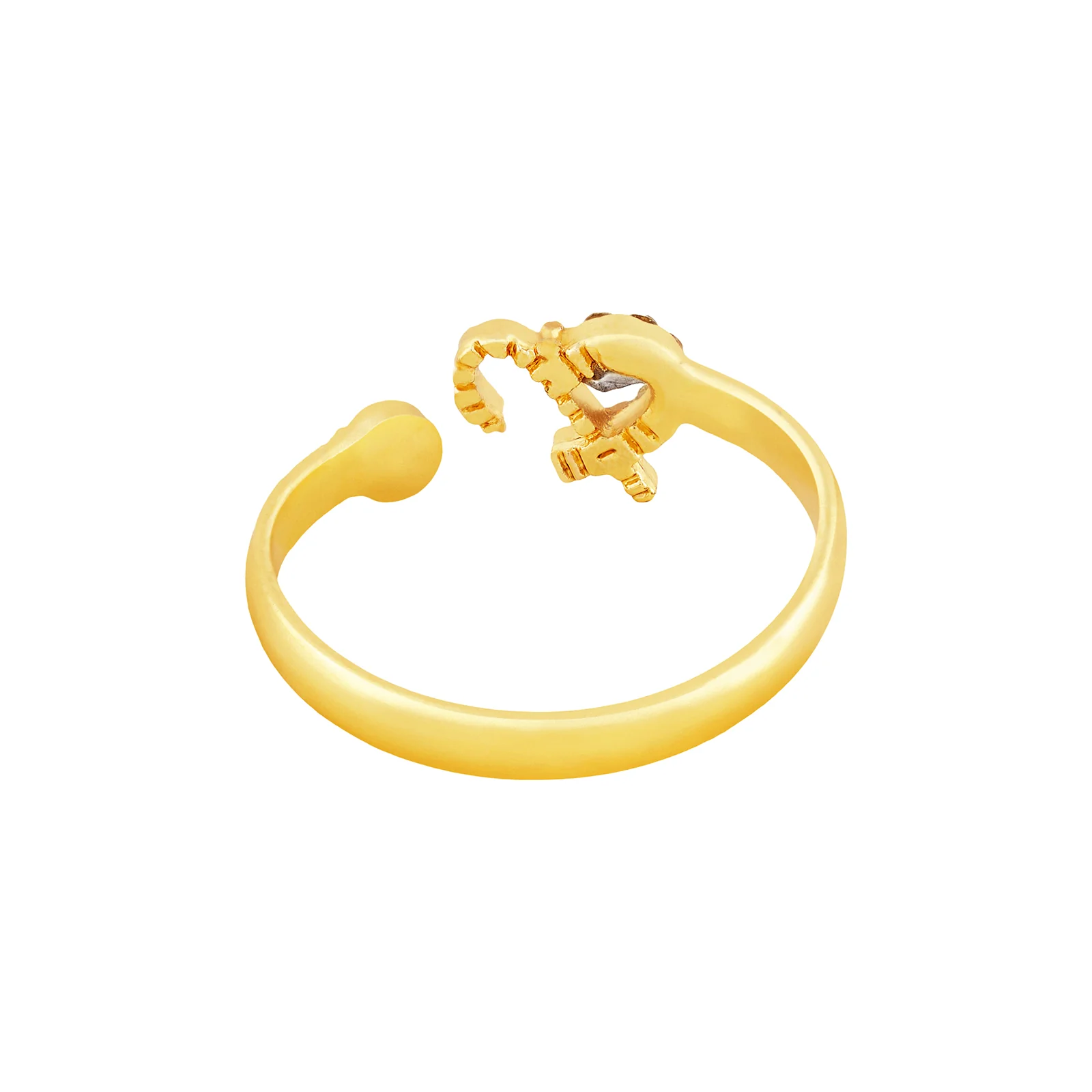 Caelina Monogram Gold Ring - Image 5