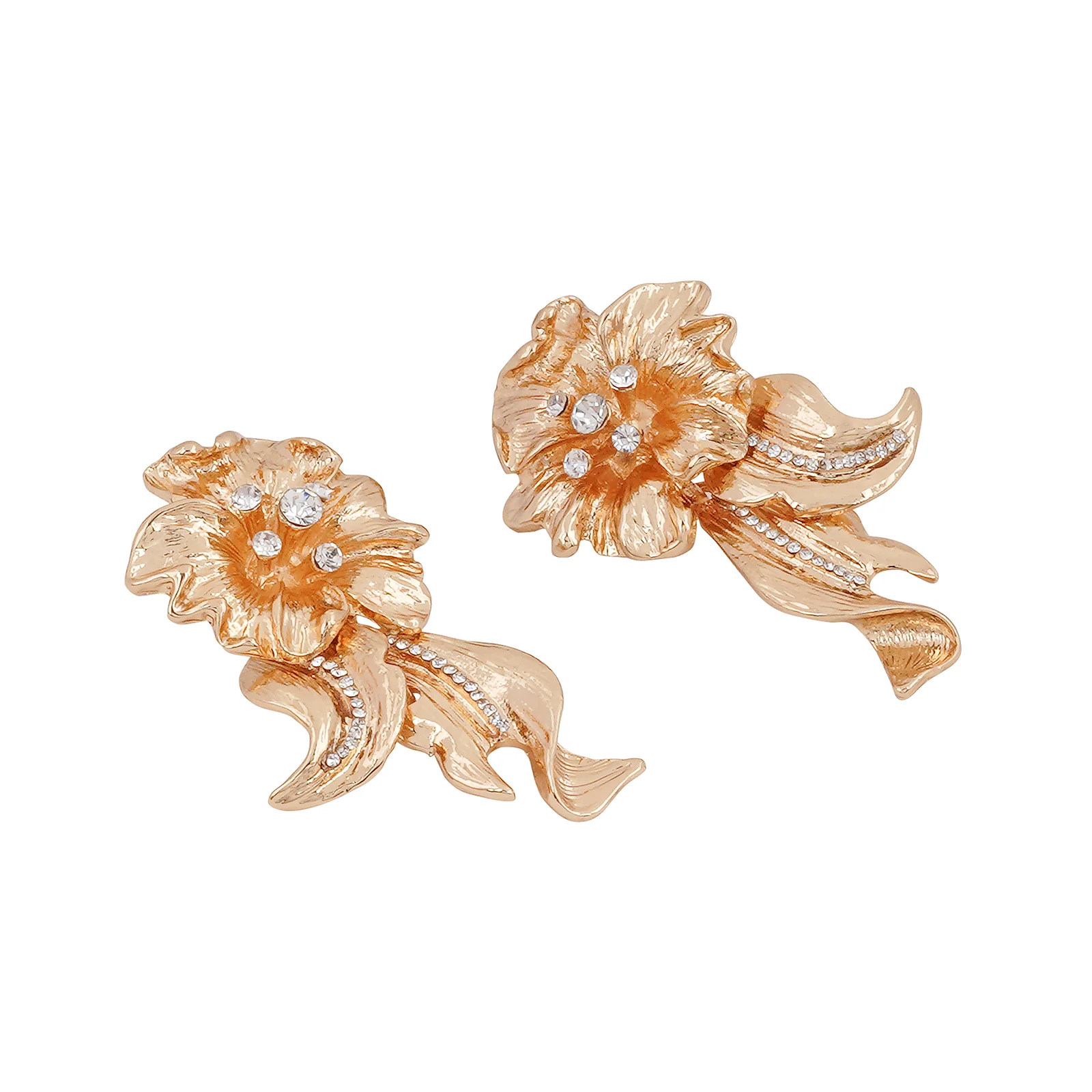 Calendula Gold Earrings - Image 4