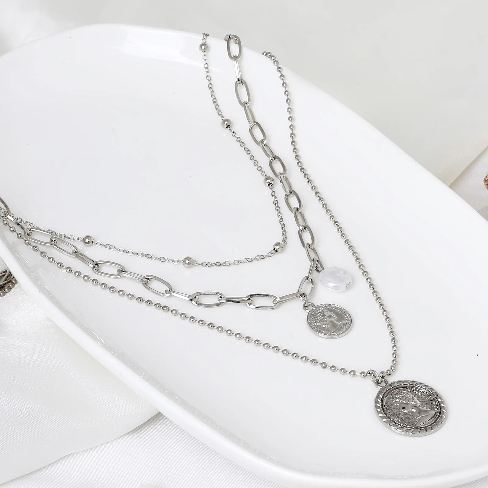 Callista Silver Necklace - Image 2