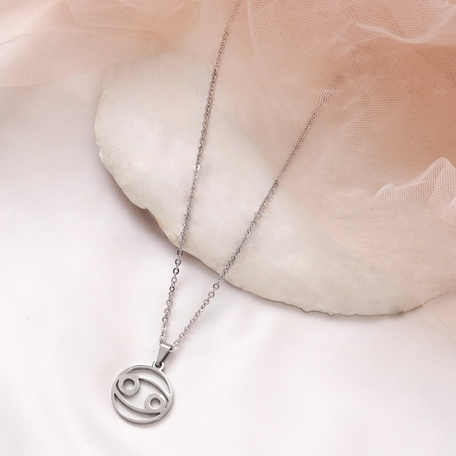 Bewitched Cancer Zodiac Pendant Necklace - Image 2