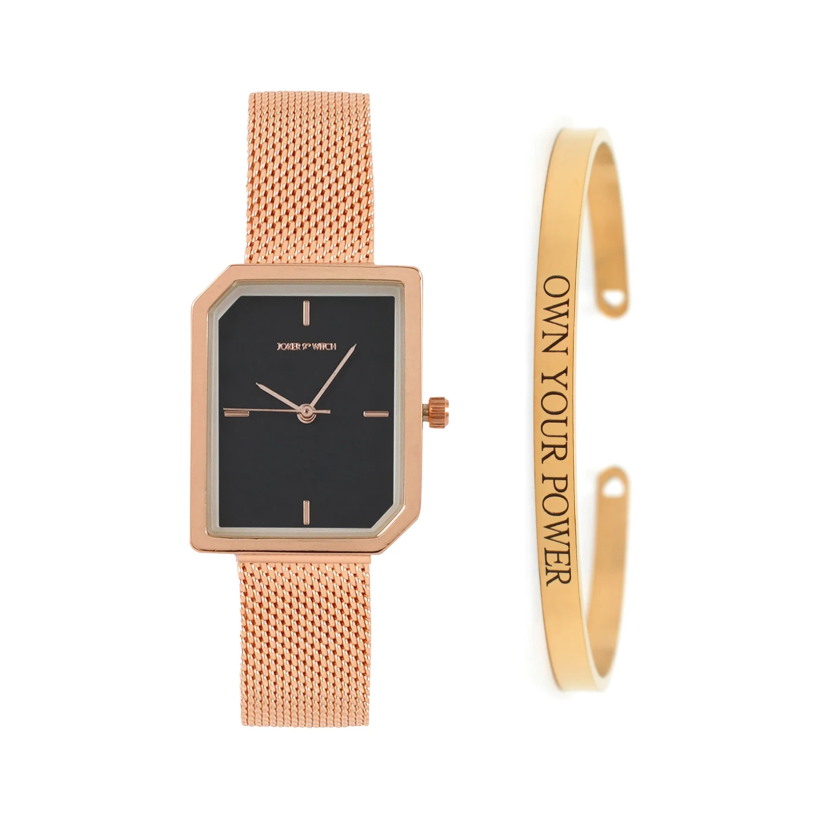 Candace Rosegold Watch Bracelet Stack - Image 8