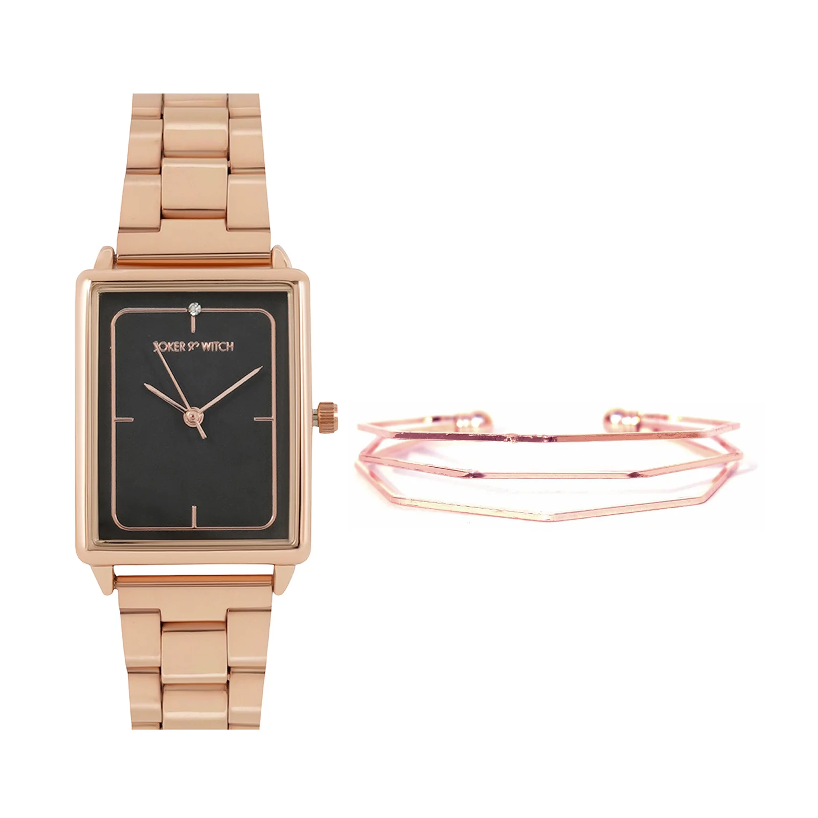 Caprice Rosegold Watch Bracelet Stack - Image 2