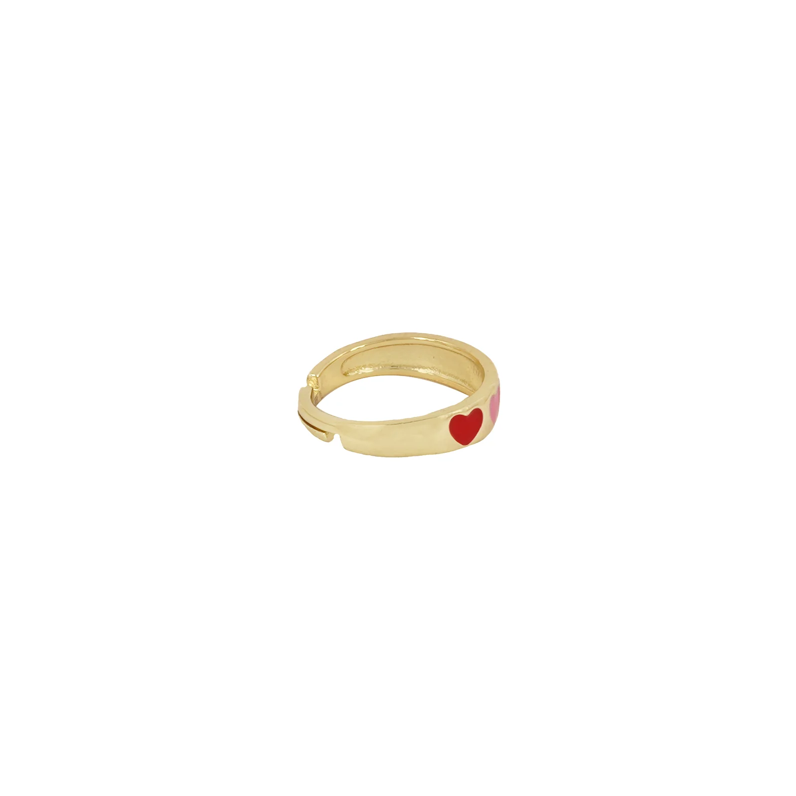 Cara Pink And Red Multicolour Ring - Image 4