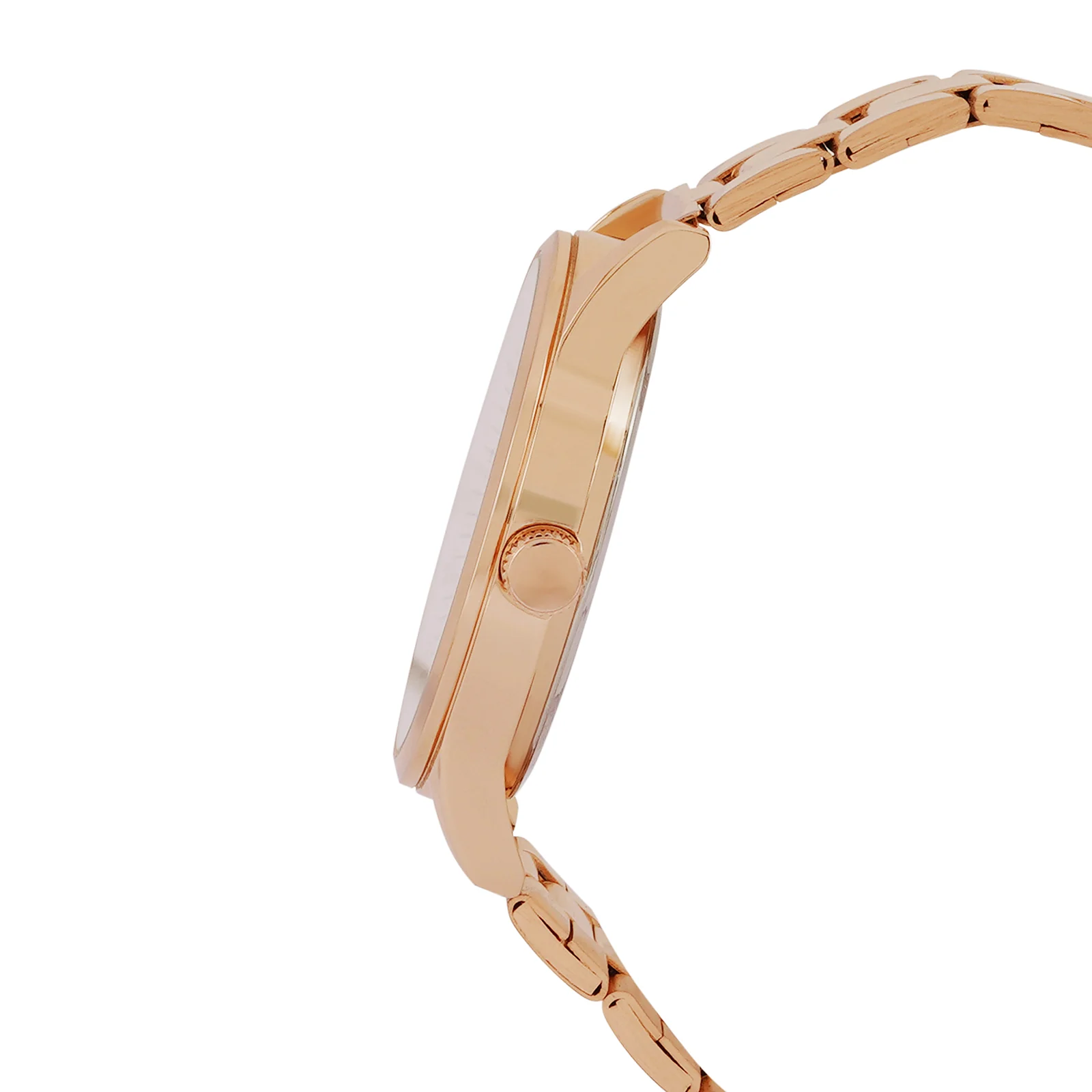 Carioca Rose Gold Large Dial Linked Chain Strap Unisex Watch - Image 5