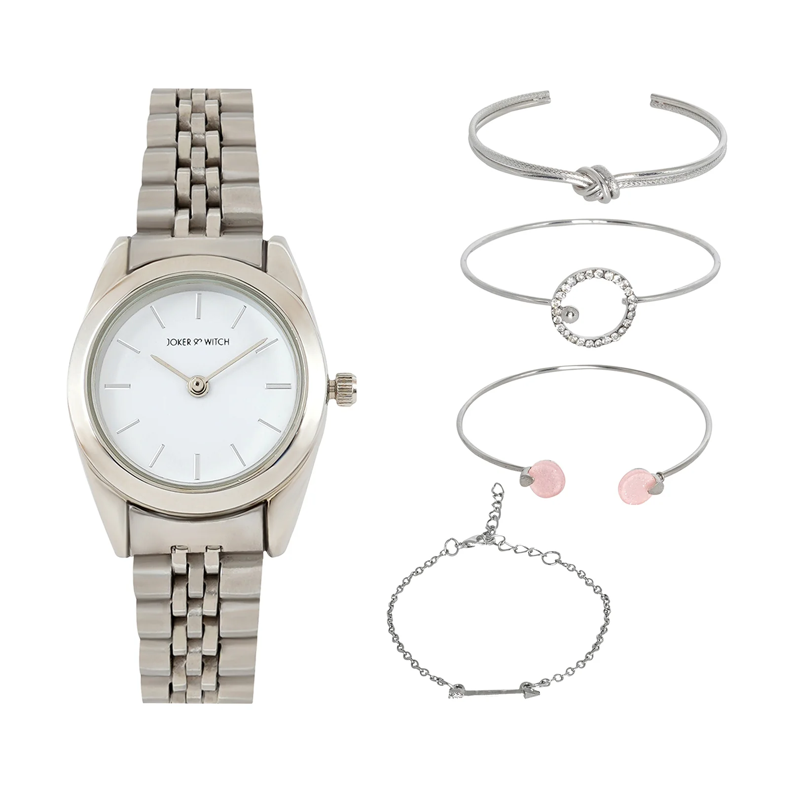 Carlita Silver Watch Bracelet Stack - Image 2