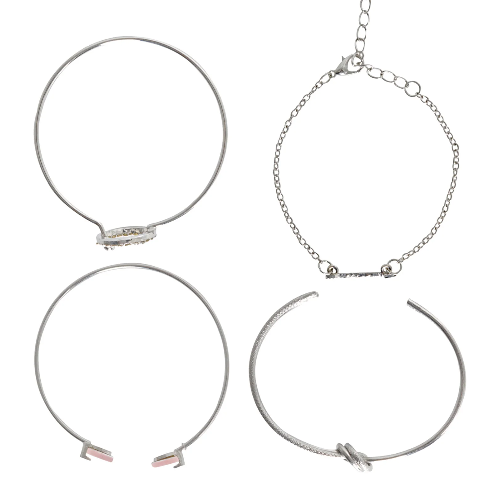 Carlita Silver Watch Bracelet Stack - Image 7