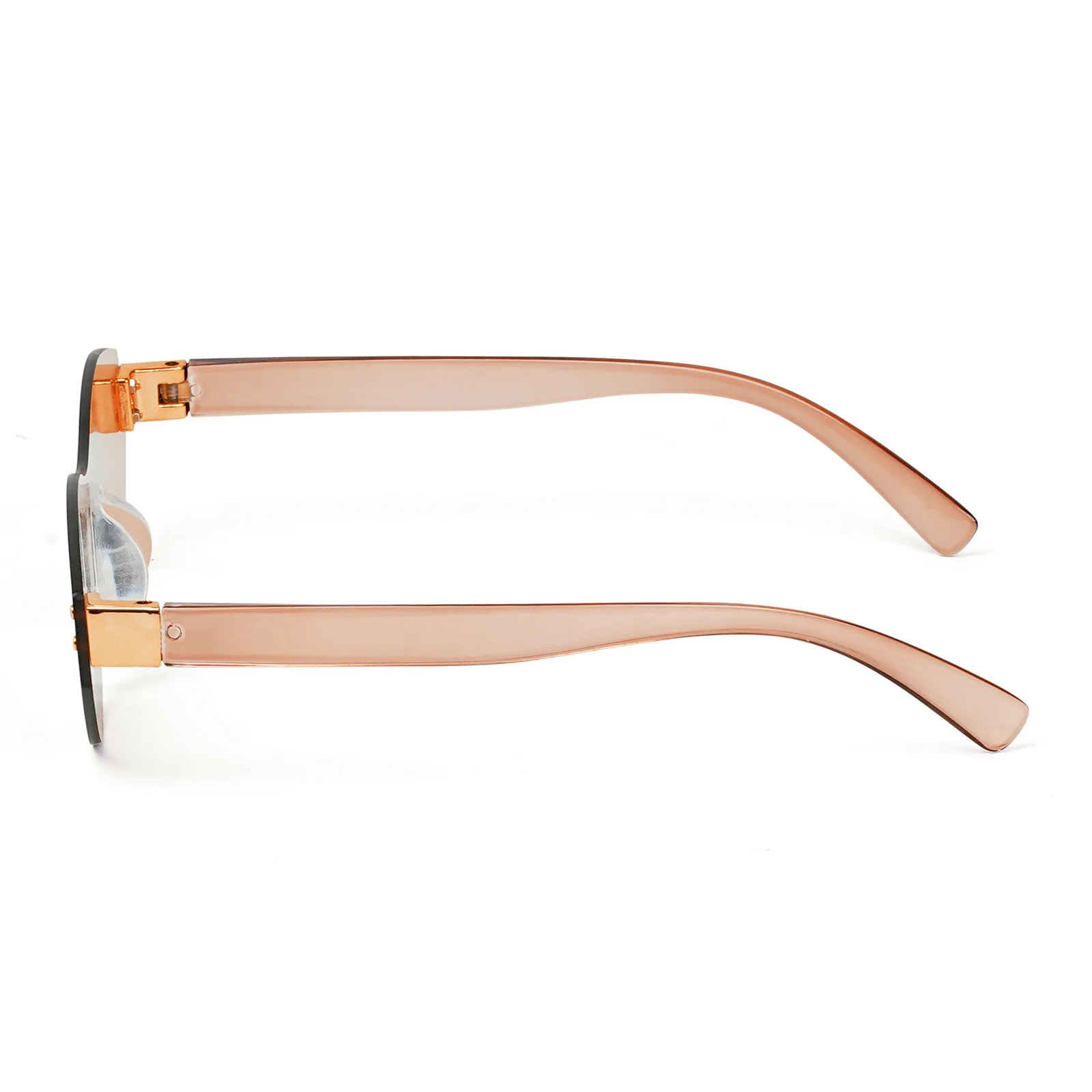 Carnellian Rimless Brown Tinted Sunglasses - Image 5