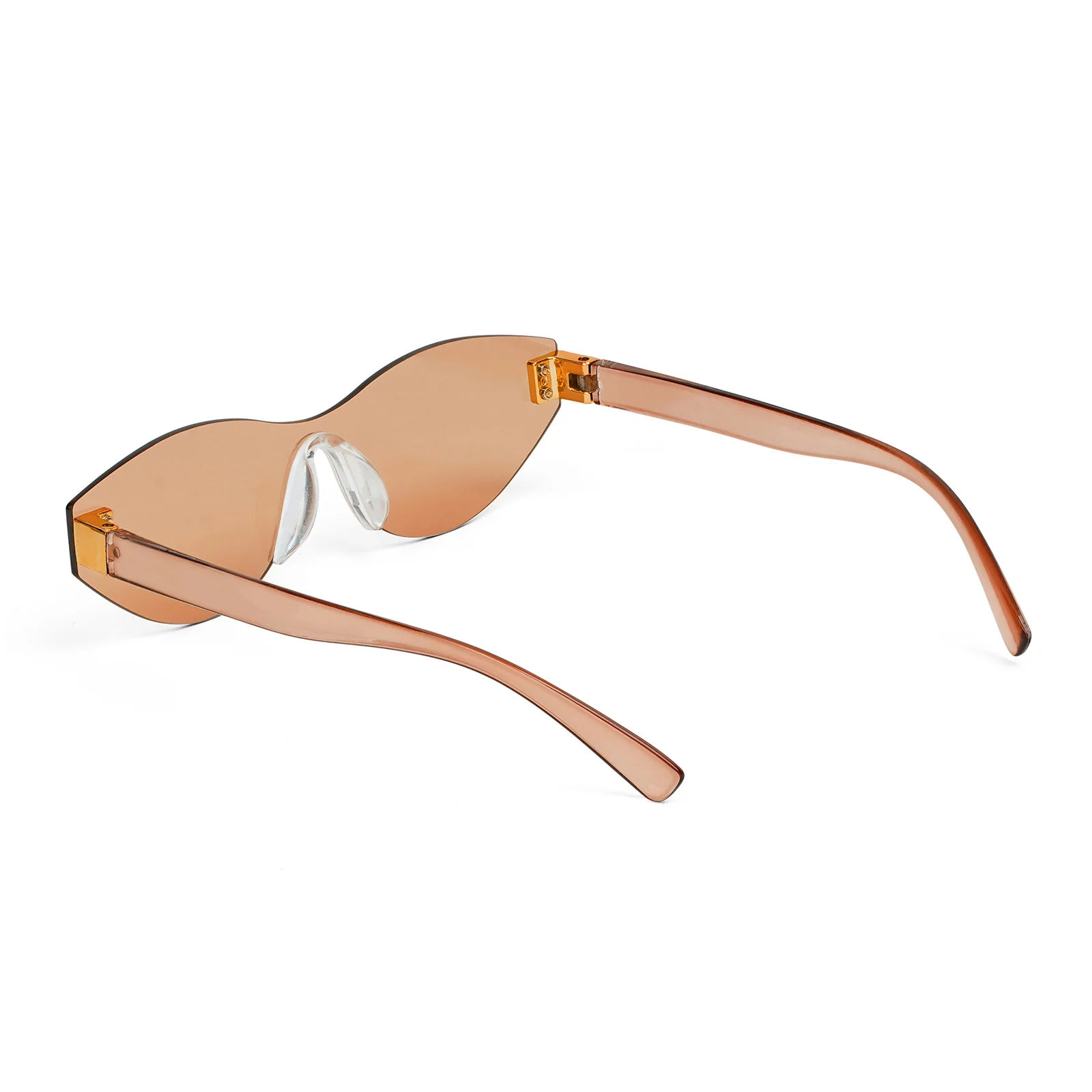 Carnellian Rimless Brown Tinted Sunglasses - Image 6
