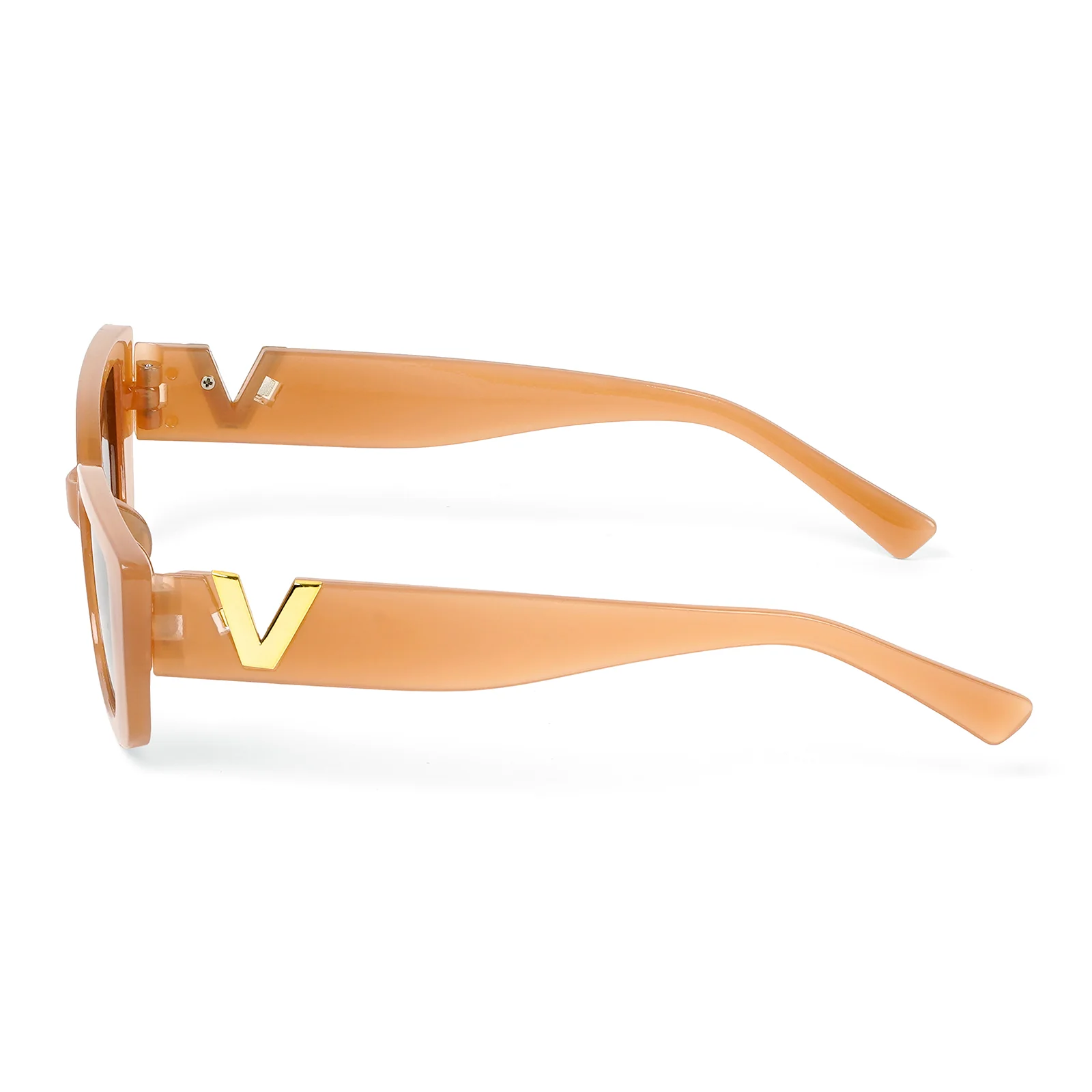 Carro Rectangular Brown Sunglasses - Image 5