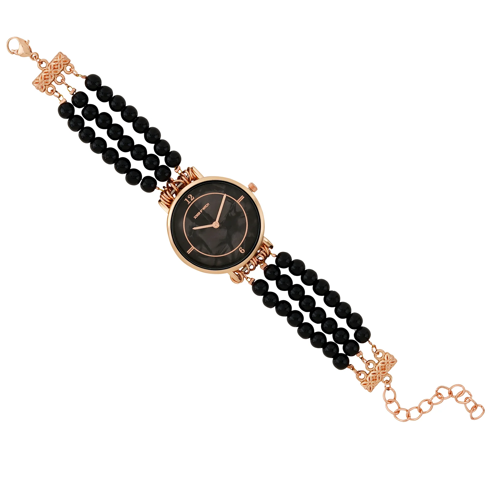 Catherine Black MOP Medium Dial Pearl Strap Women's Watch - Image 7