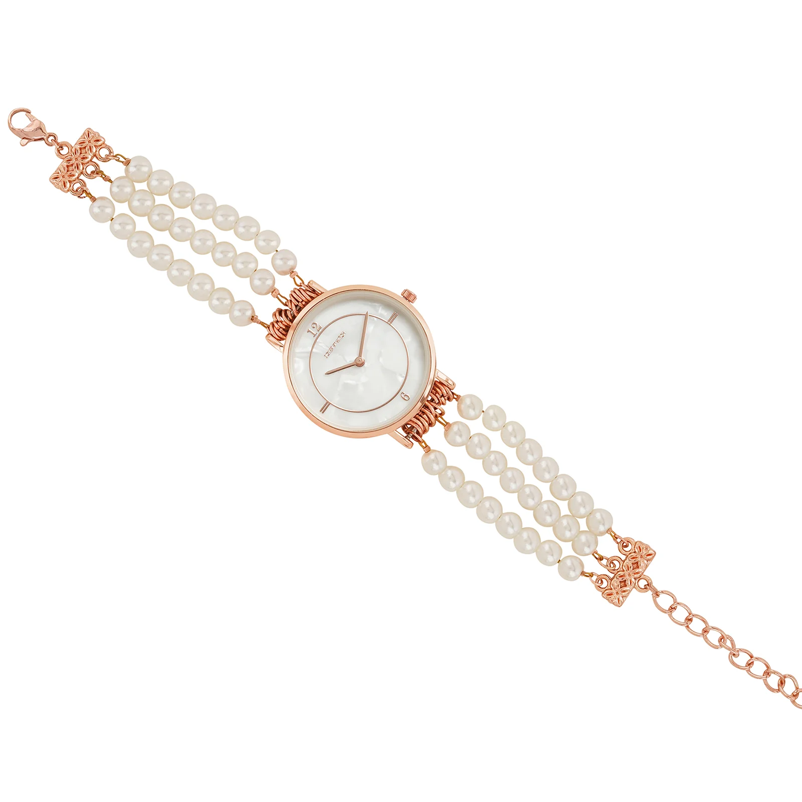 Catherine White MOP Medium Dial Pearl Strap Women's Watch - Image 7