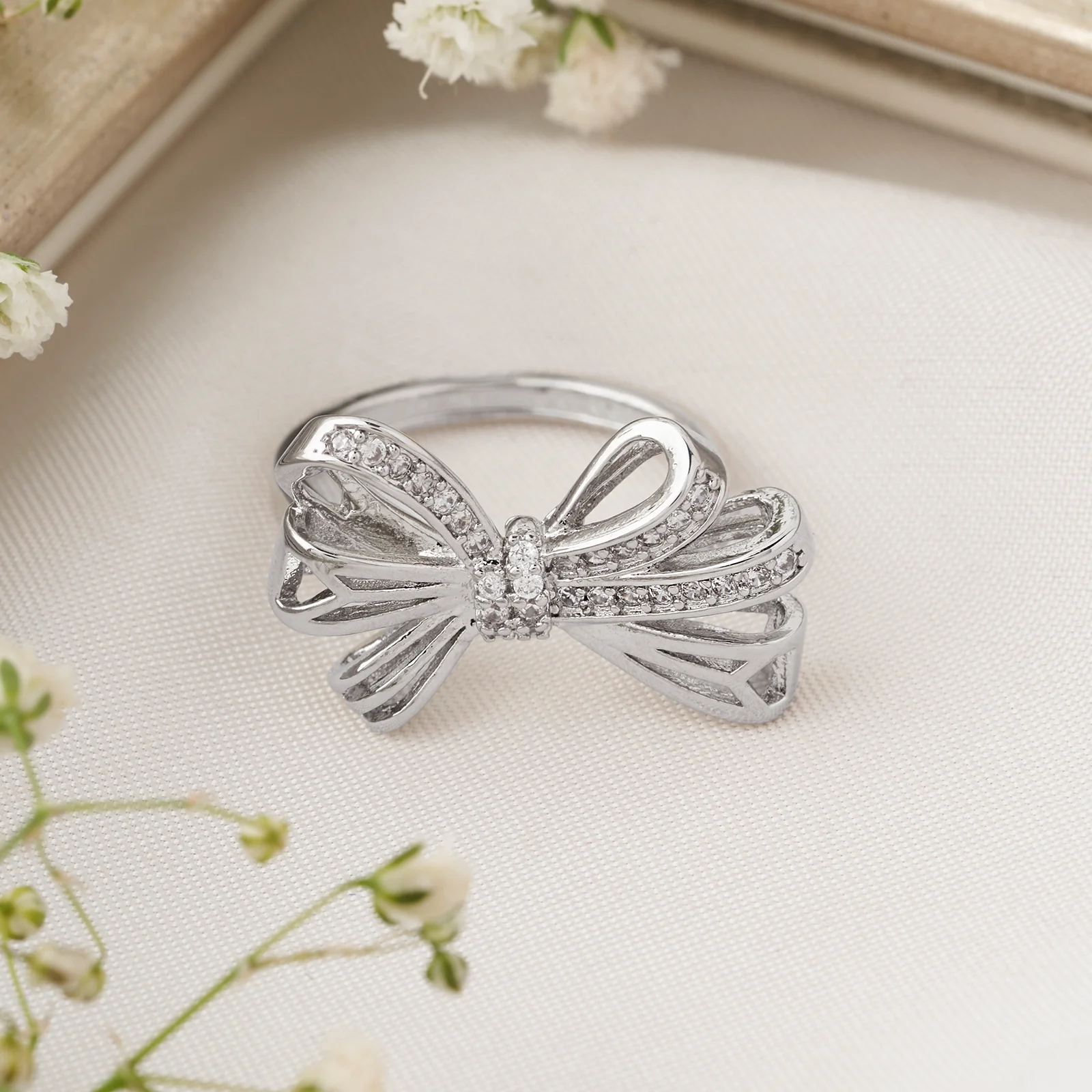 Cecile Bow Style Ring - Image 2