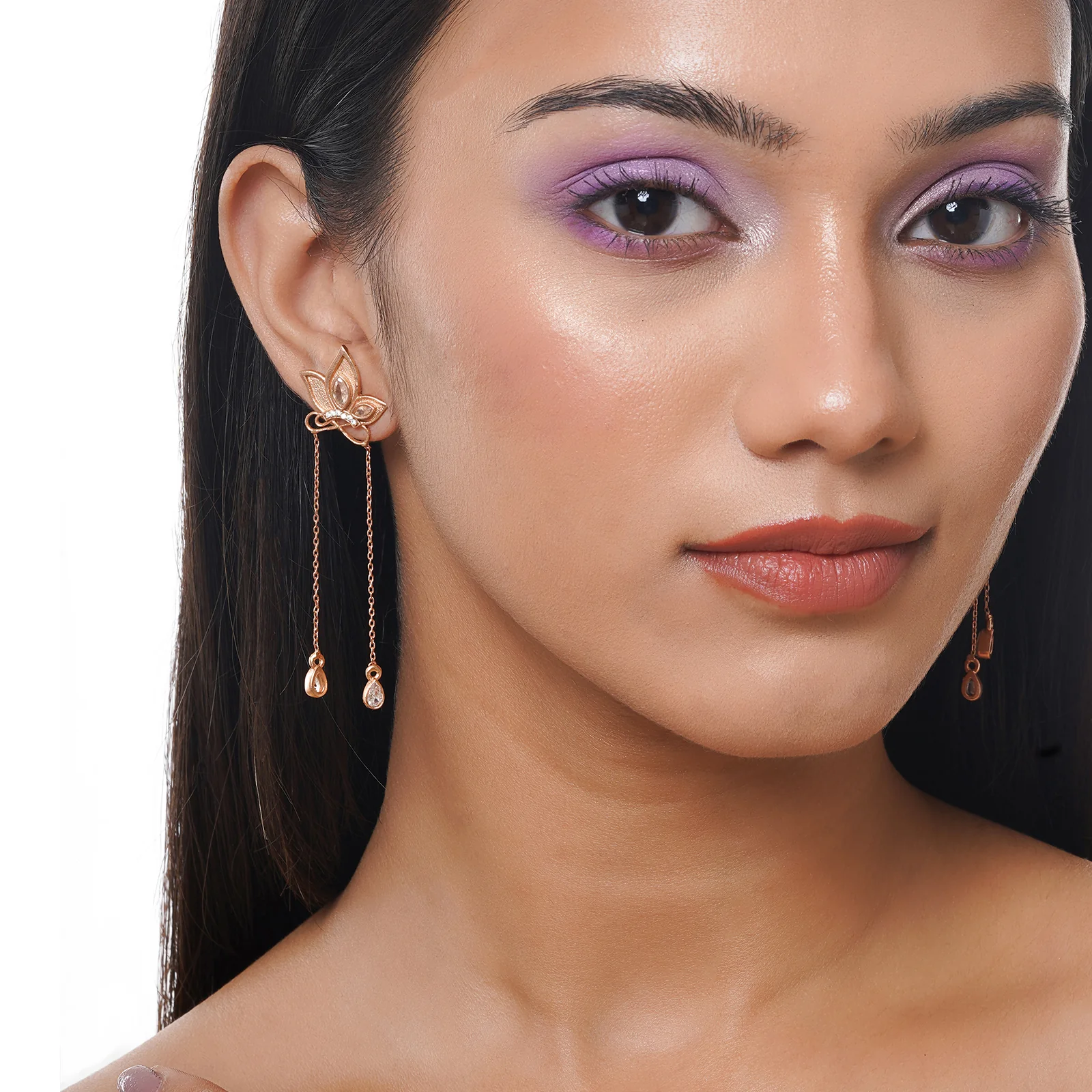 Celastrina Rosegold Earring - Image 3