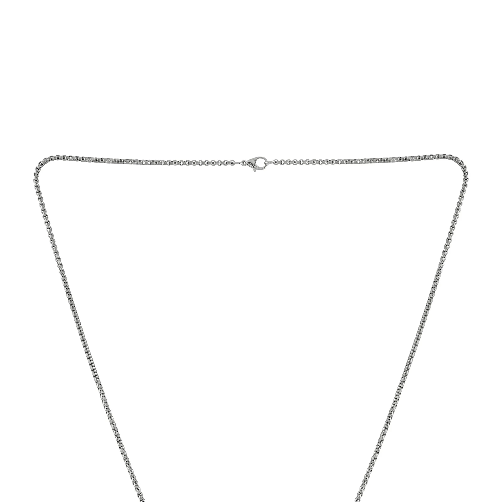 Chained To The Rhythm Men's Silver Necklace - Image 4