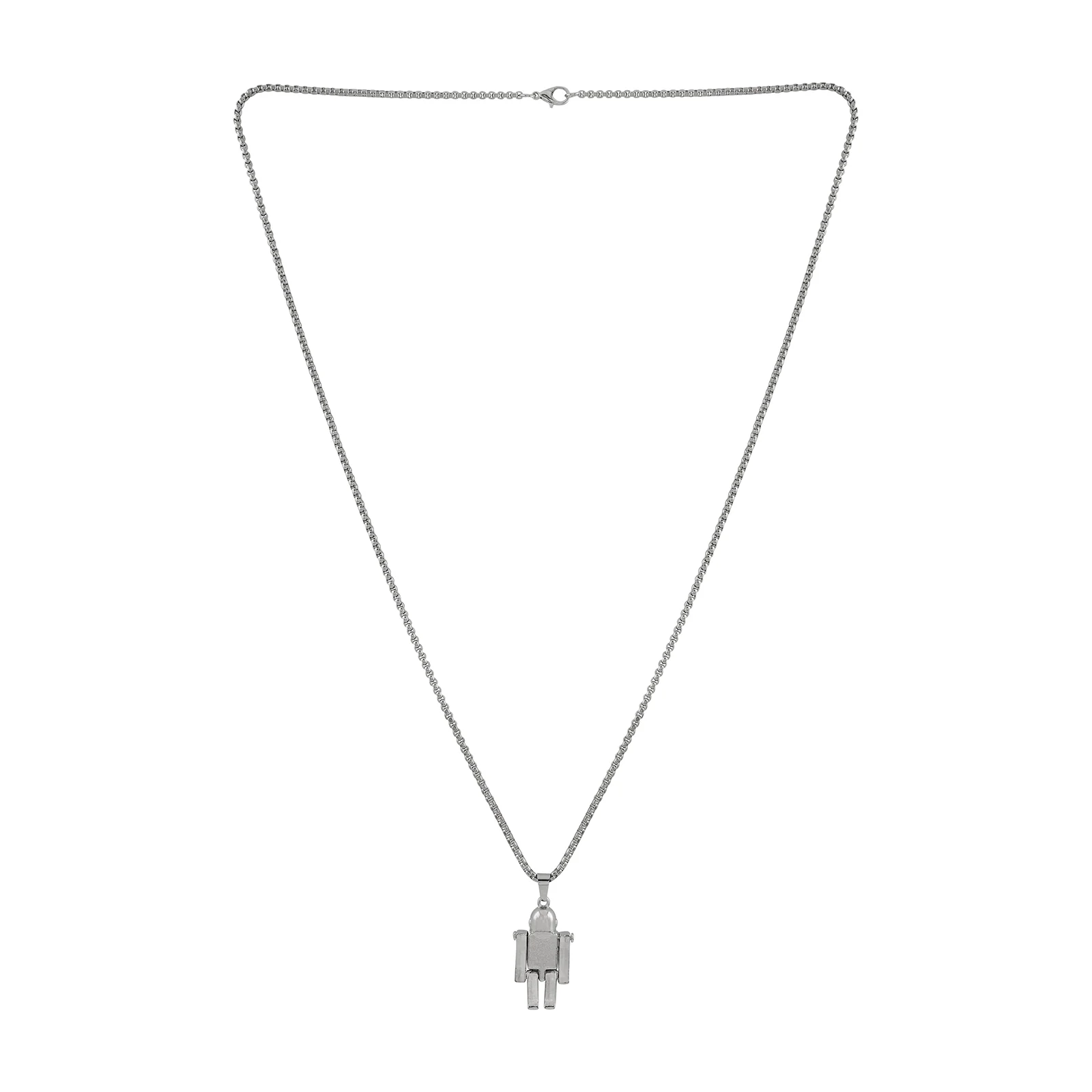 Chained To The Rhythm Men's Silver Necklace - Image 5