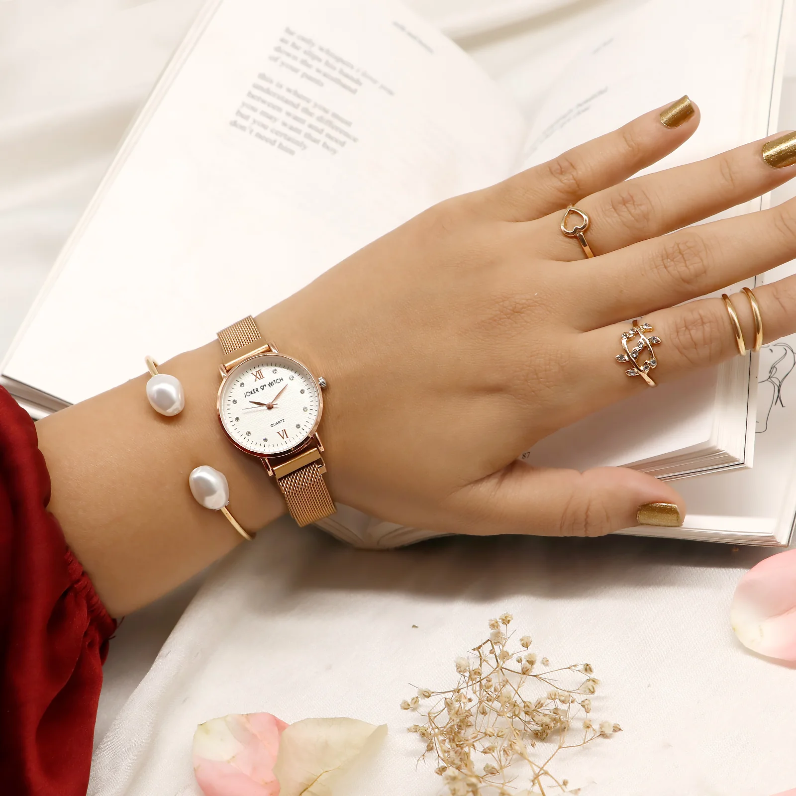 Cherish Rose Gold Love Triangle - Image 2