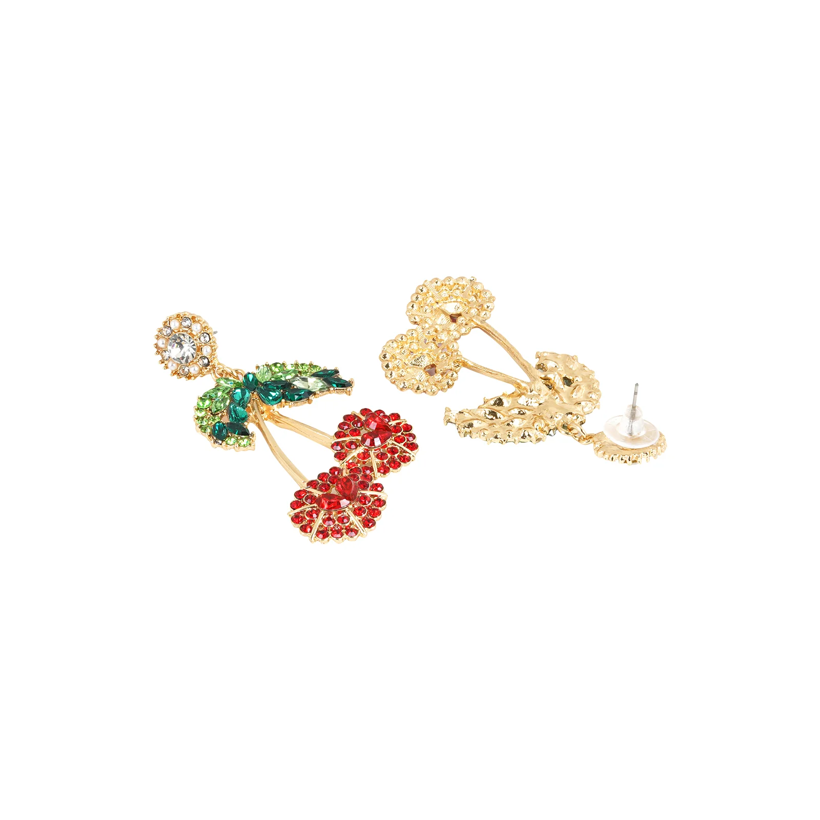 Cherry On Top Red And Green Earring - Image 5
