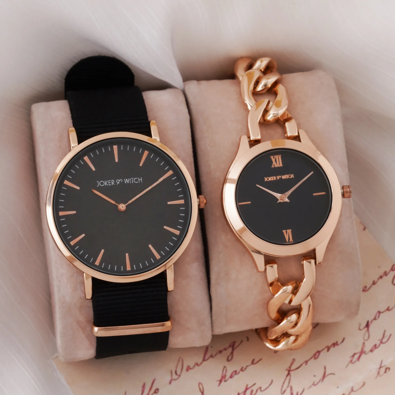 Choco Chip & Mocha Couple Watches - Image 2