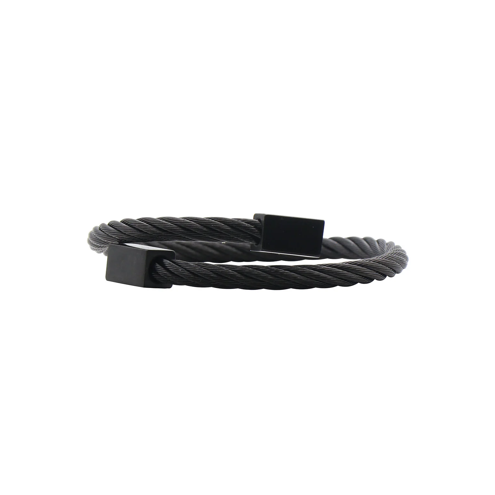 Cinder Black Men's Watch Bracelet Stack - Image 2