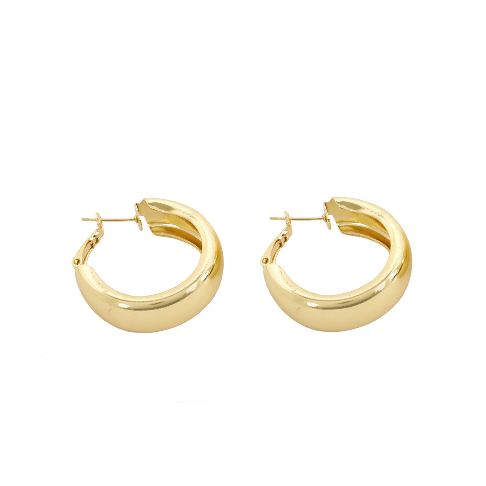 Bewitched Classic Gold Hoop Earrings - Image 4