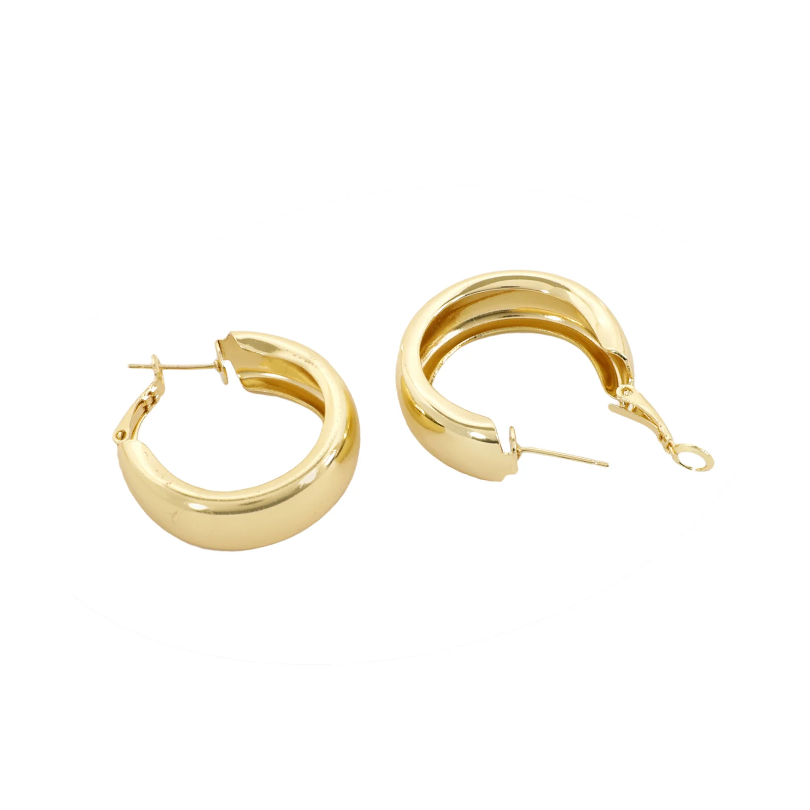 Bewitched Classic Gold Hoop Earrings - Image 5