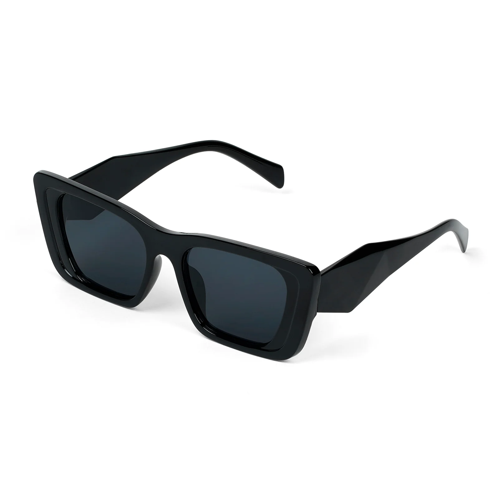 Cloe Black Retrograde Sunglasses - Image 4