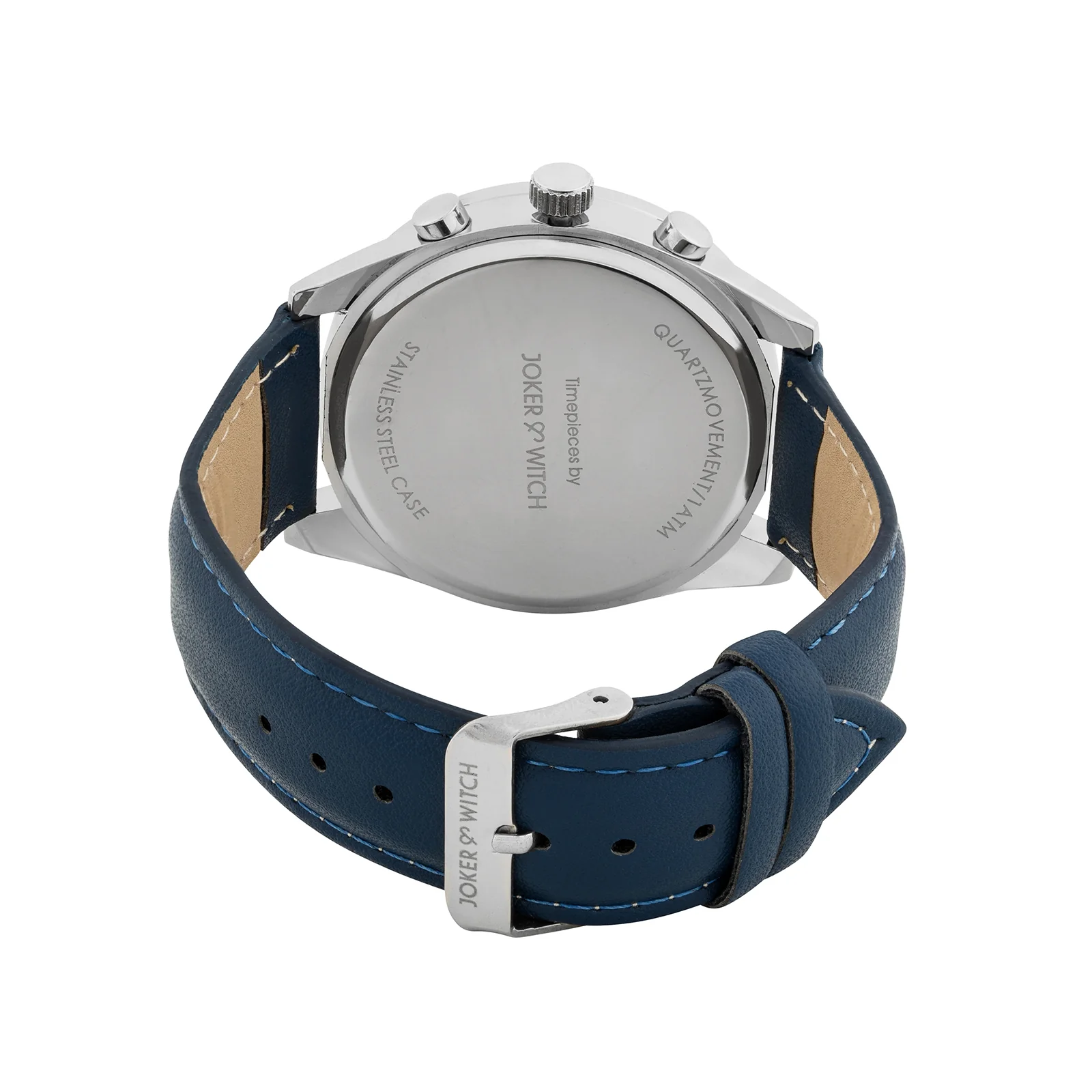 Cobalt Black XLarge Dial Blue PU Strap Men's Watch - Image 6