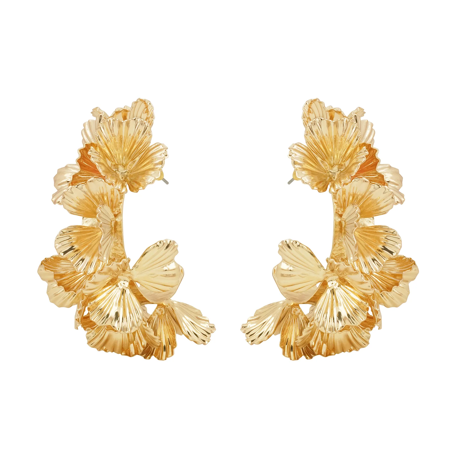 Columbine Gold Earrings - Image 3