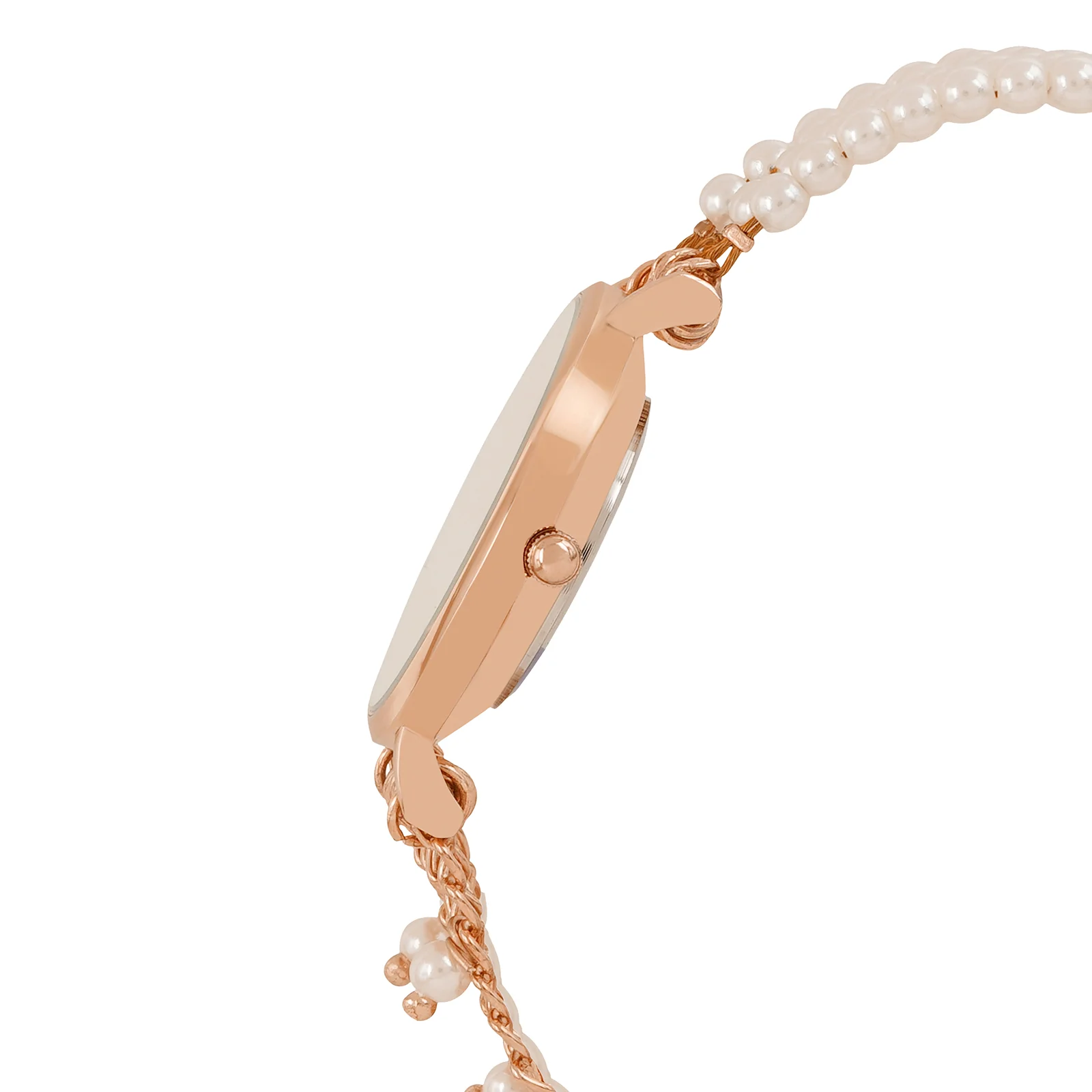 Constance White MOP Medium Dial Rose Gold Pearl Strap Women's Watch - Image 6